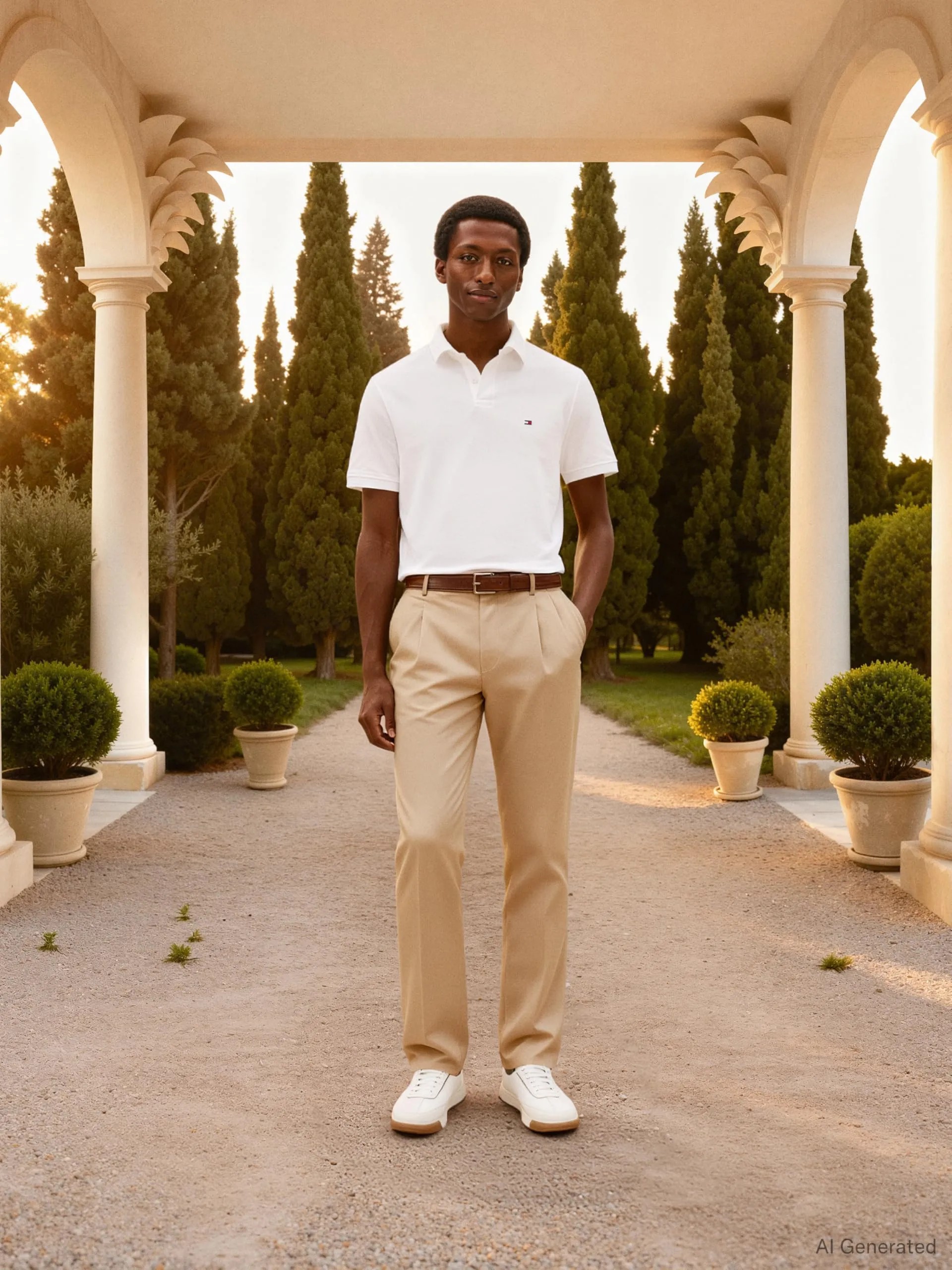 Tommy Hilfiger 1985 Regular Fit Polo Shirt, White, XS - immagine 4