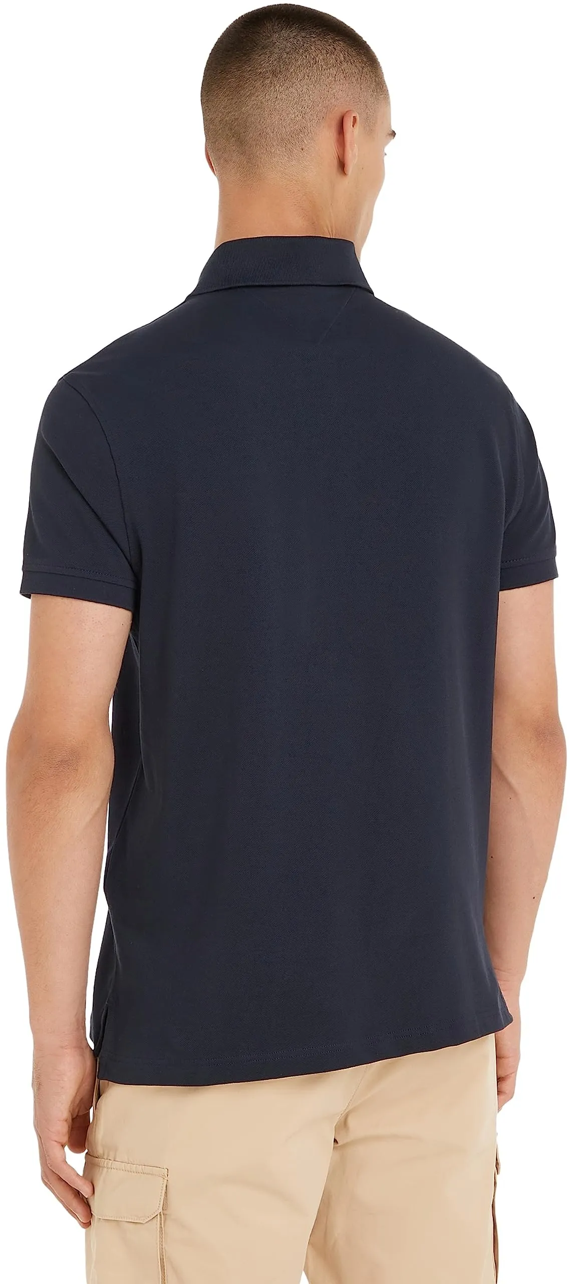 Tommy Hilfiger 1985 Regular Fit Polo Shirt Men, Blu Desert Sky, XXL - immagine 2