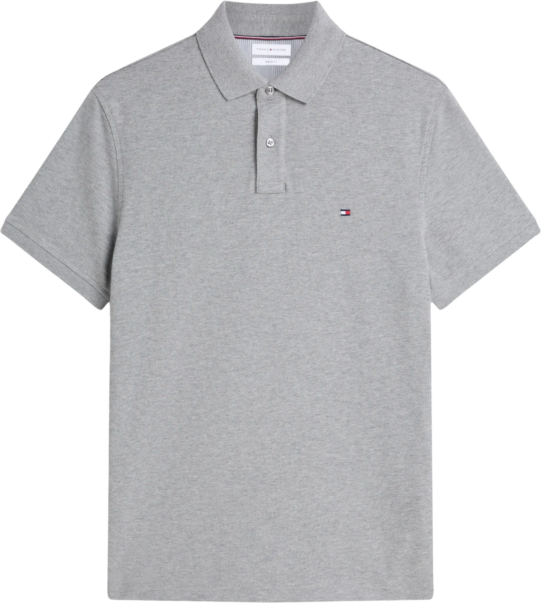 Tommy Hilfiger 1985 Regular Fit Polo Shirt, Medium Grey Heather, L - immagine 6