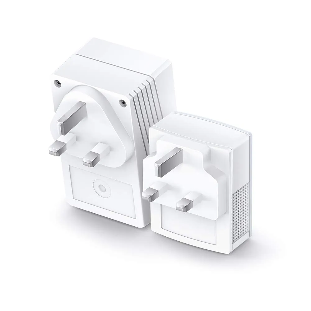 TP-Link TL-PA4020P Kit v1.20 AV600 Powerline Adapter with Pass-through and Wi-Fi Extender, UK Plug, 2 Pack - immagine 3
