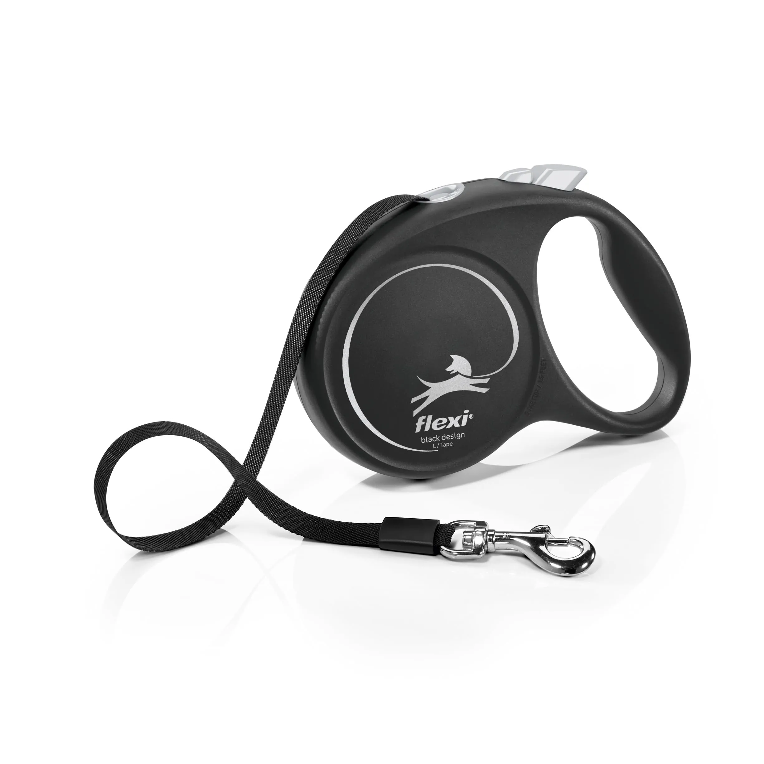 Flexi Avvolgicavo di design, Nero, Large (5m) - immagine 1