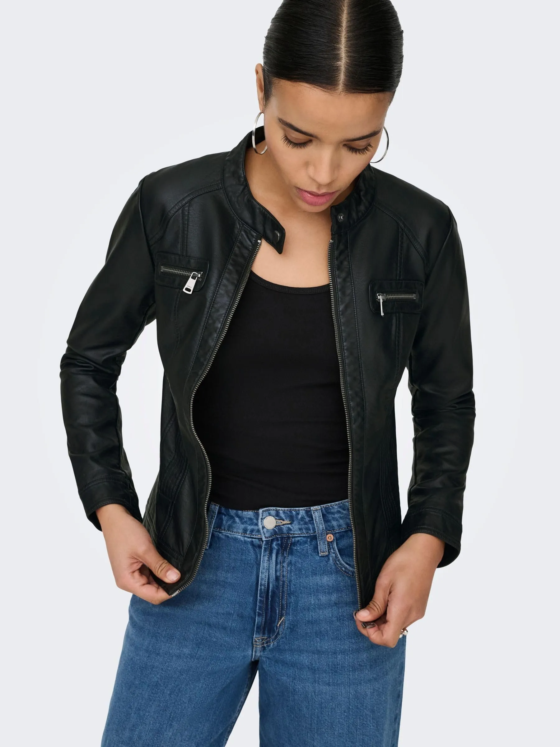 ONLY Bandit Biker Jacket Black 15081400 - immagine 3