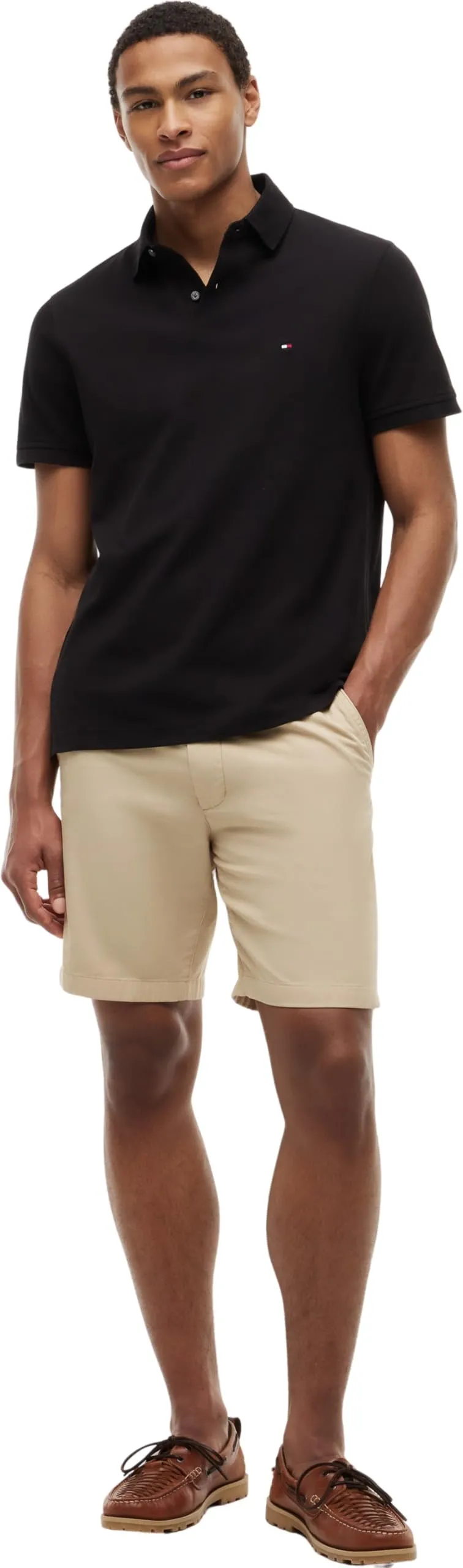 Tommy Hilfiger 1985 Regular Fit Polo Shirt, Nero (Black), XS - immagine 5