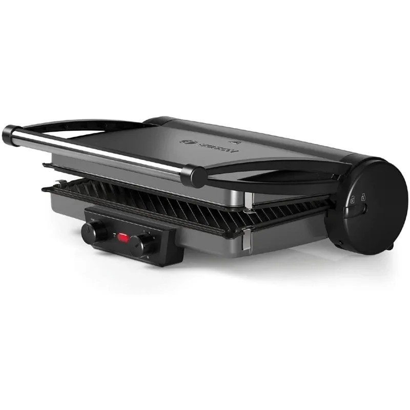 Bosch TCG4215 Bistecchiera, 2000 Watt, 5 Livelli di temperatura, Argento - immagine 1