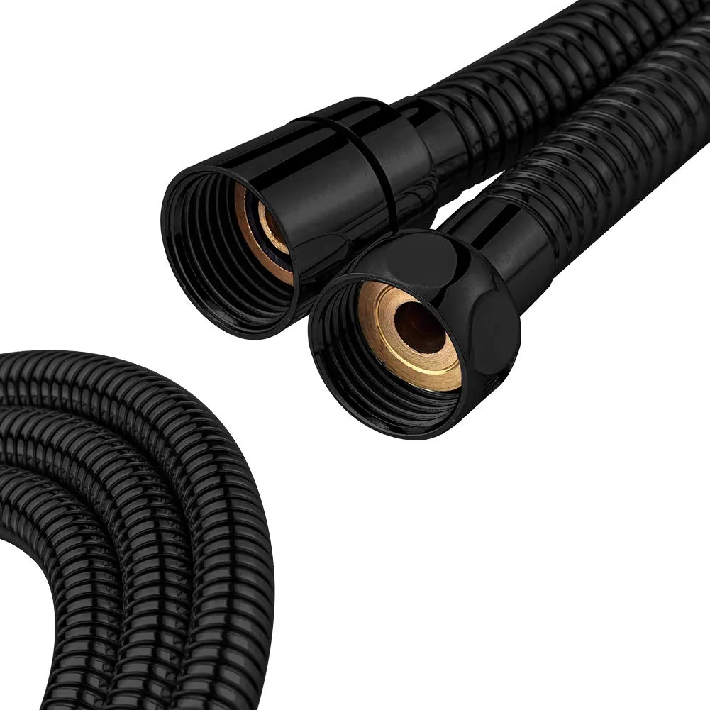 Grifema G851B-18 Flessibile Doccia Tubo Universale Acciaio Nero 1.8 m - immagine 5