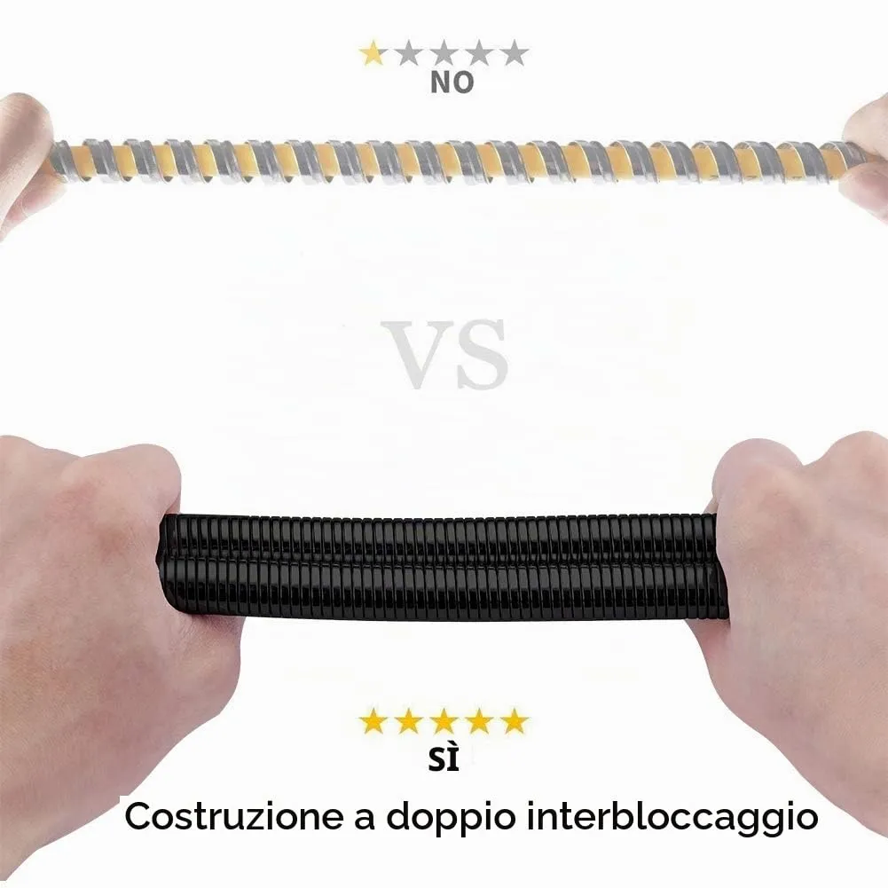 Grifema G851B-18 Flessibile Doccia Tubo Universale Acciaio Nero 1.8 m - immagine 6