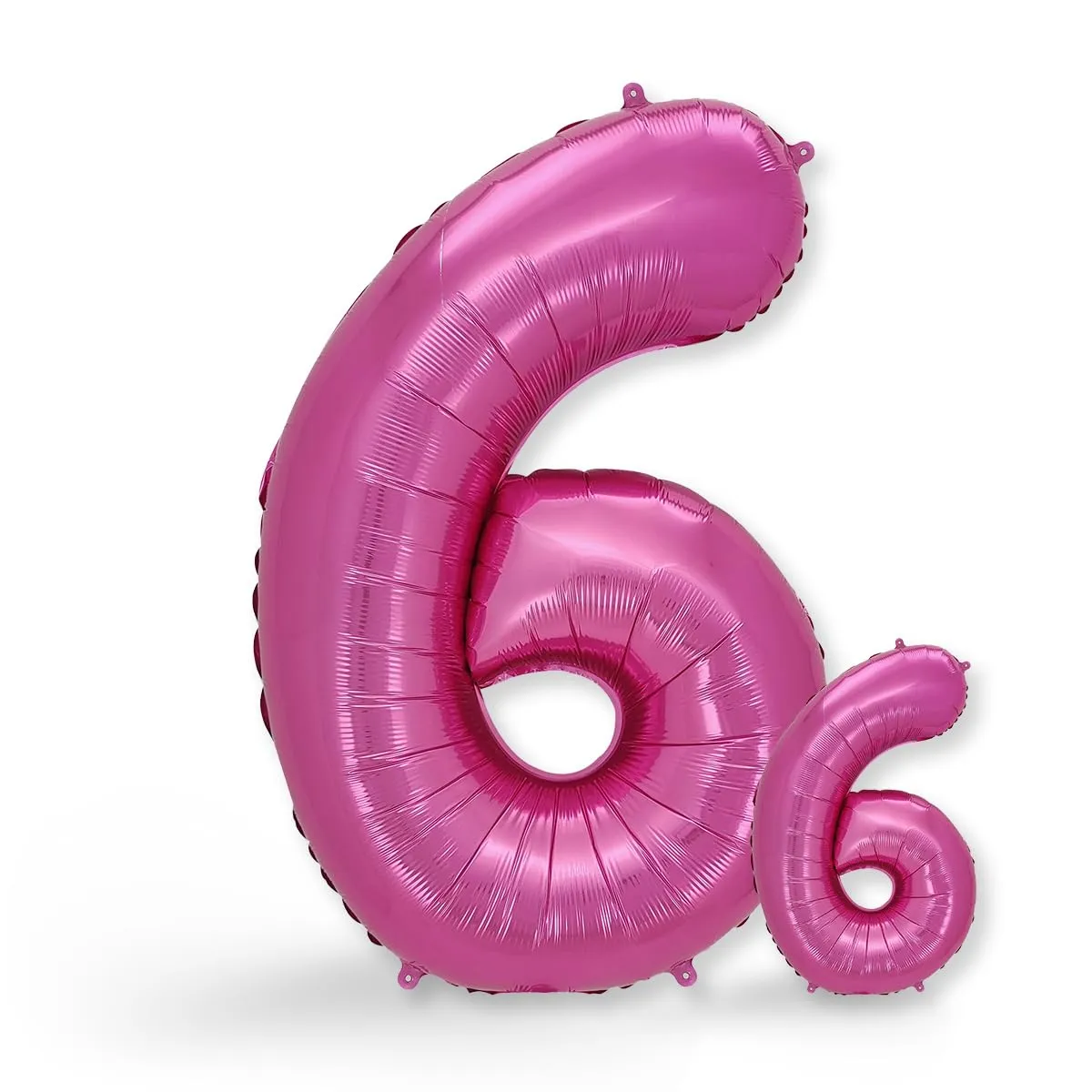 FUNXGO Palloncino Numero 6 Rosa - immagine 1