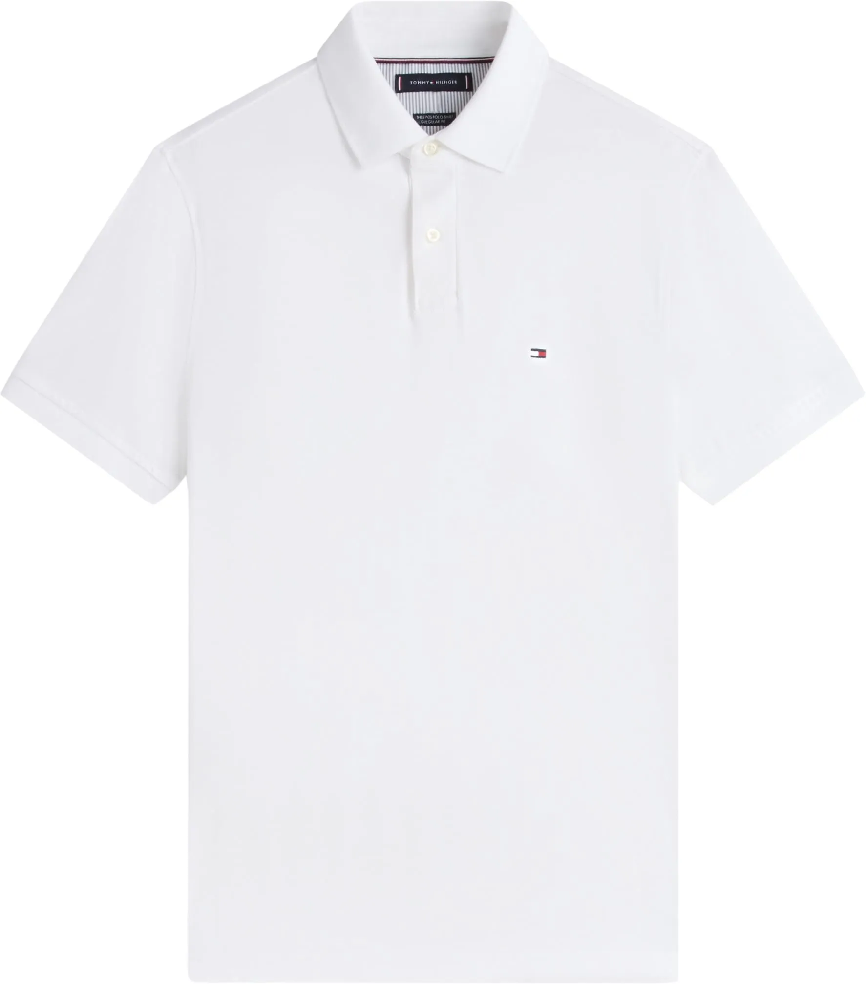 Tommy Hilfiger 1985 Regular Fit Polo Shirt for Men, White, L - immagine 6