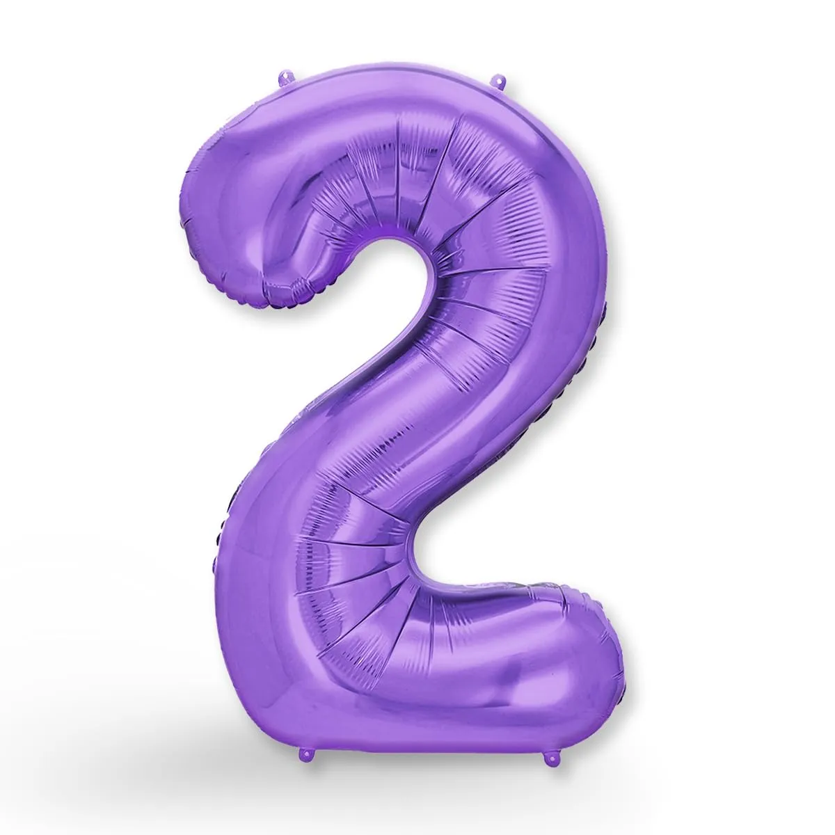 FUNXGO Palloncino in pellicola numero 2, viola, 100 cm - immagine 1