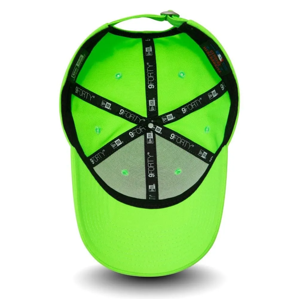 New Era York Yankees MLB 9FORTY Adjustable Cap - Neon Green - One Size - immagine 6