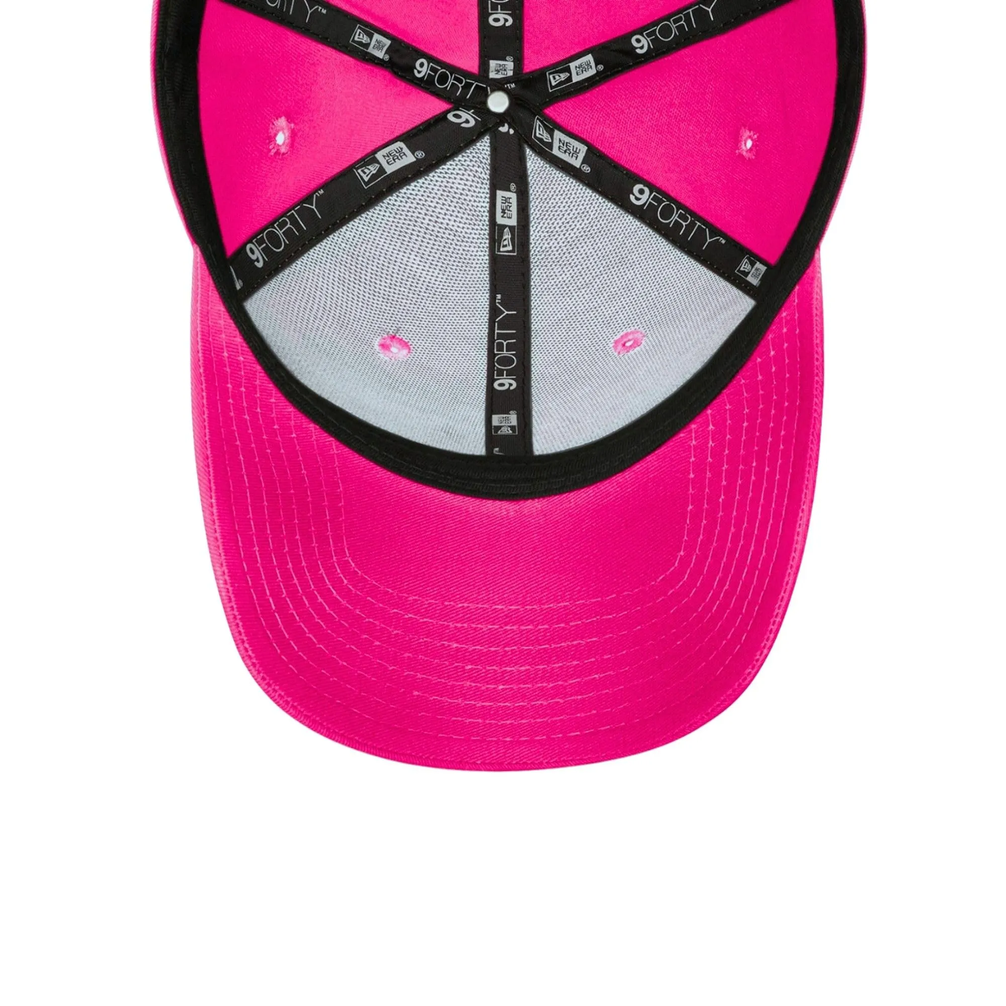 New Era York Yankees MLB 9FORTY Adjustable Cap - Neon Pink, One Size - immagine 6