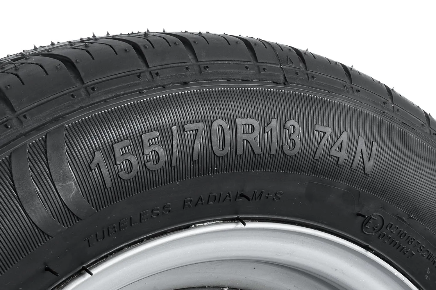 UNITRAILER Ruota Completa per Rimorchio Leggero 155/70 R13 74N, Portata 375 kg, Cerchio in Acciaio 4Jx13 H2 4x115 ET0, Pneumatico Kenda KargoTrail 3G - immagine 9