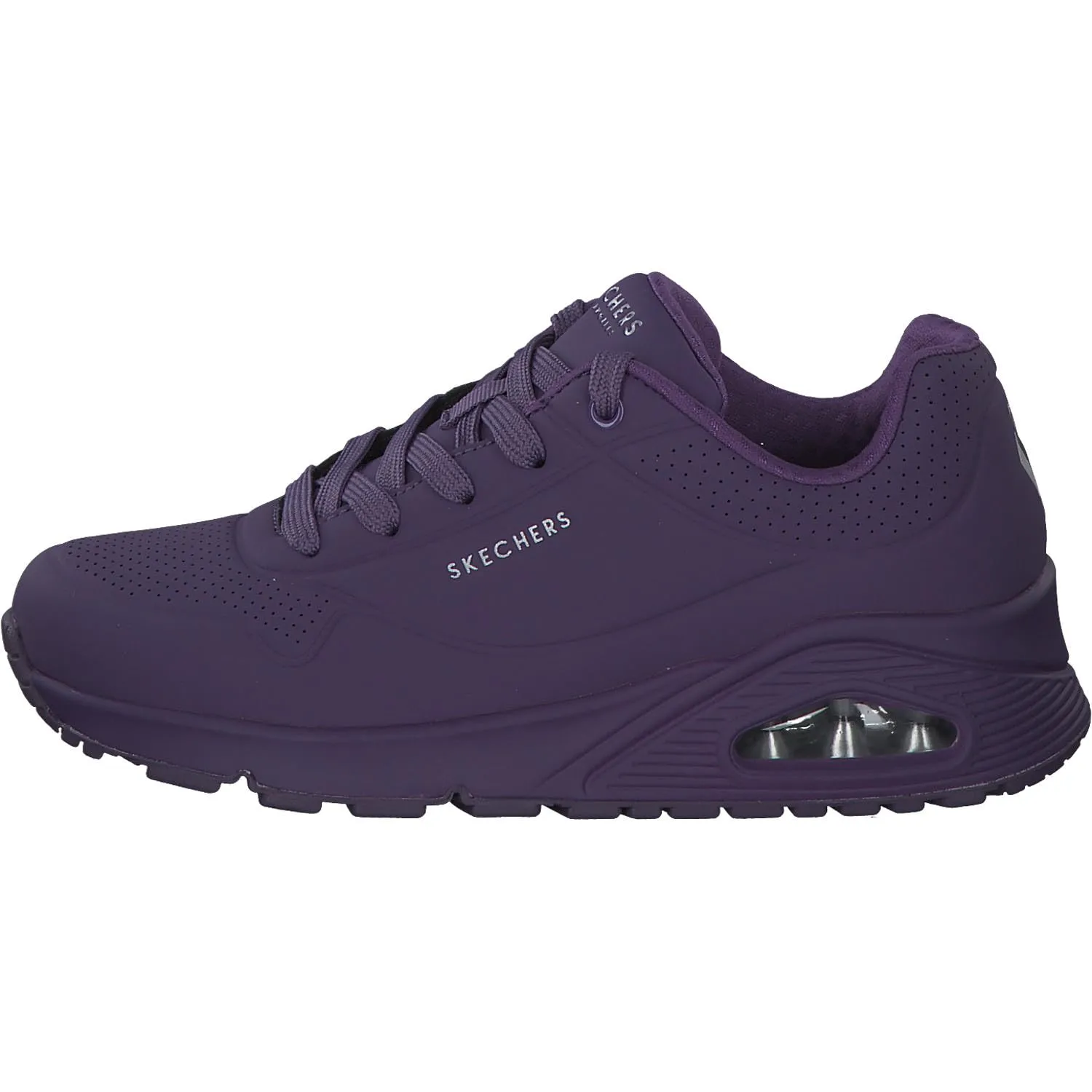 Skechers Uno Stand On Air Scarpe da ginnastica Donna, Purple Durabuck Mesh, 36 EU - immagine 2