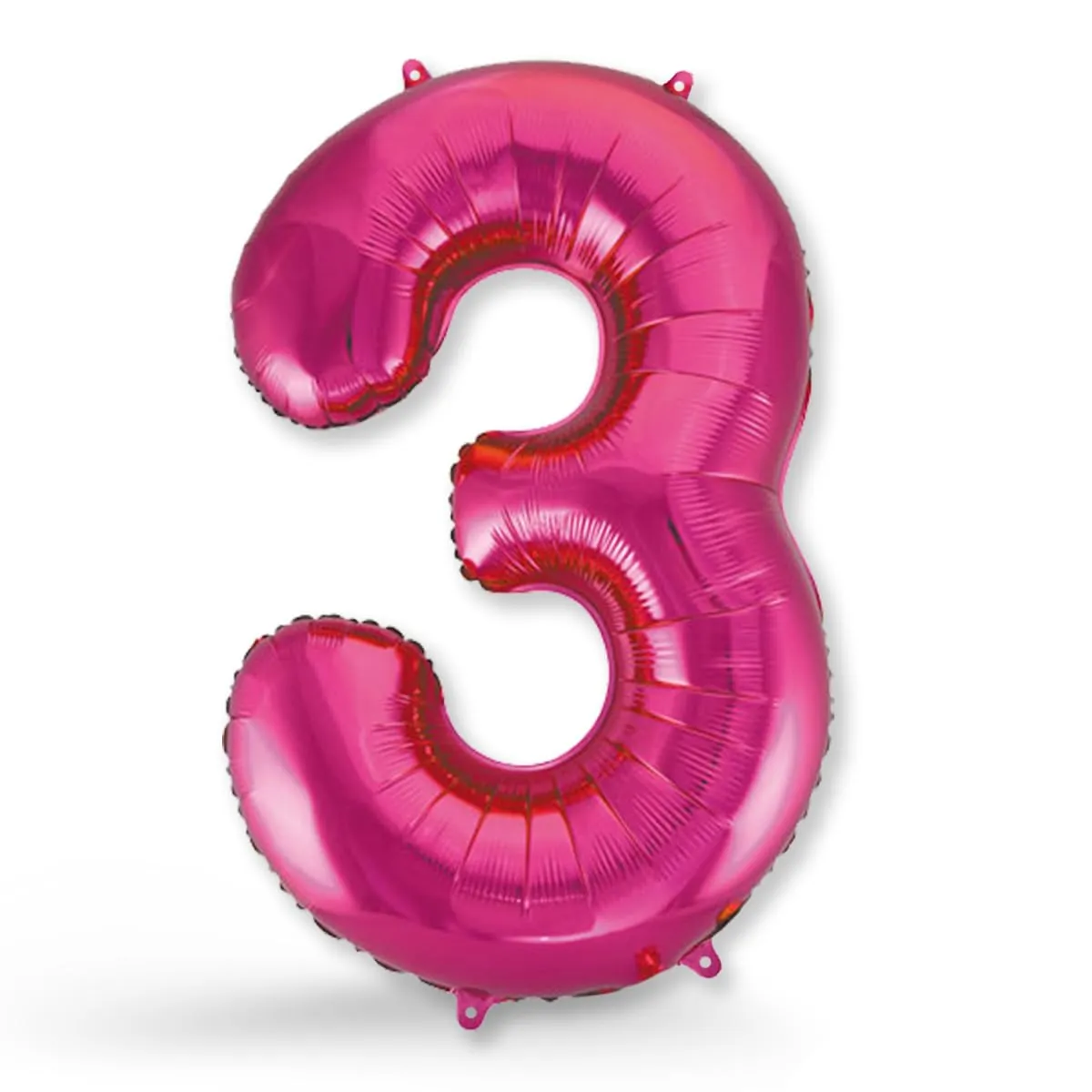 FUNXGO Palloncino in pellicola numero 3, rosa - immagine 1