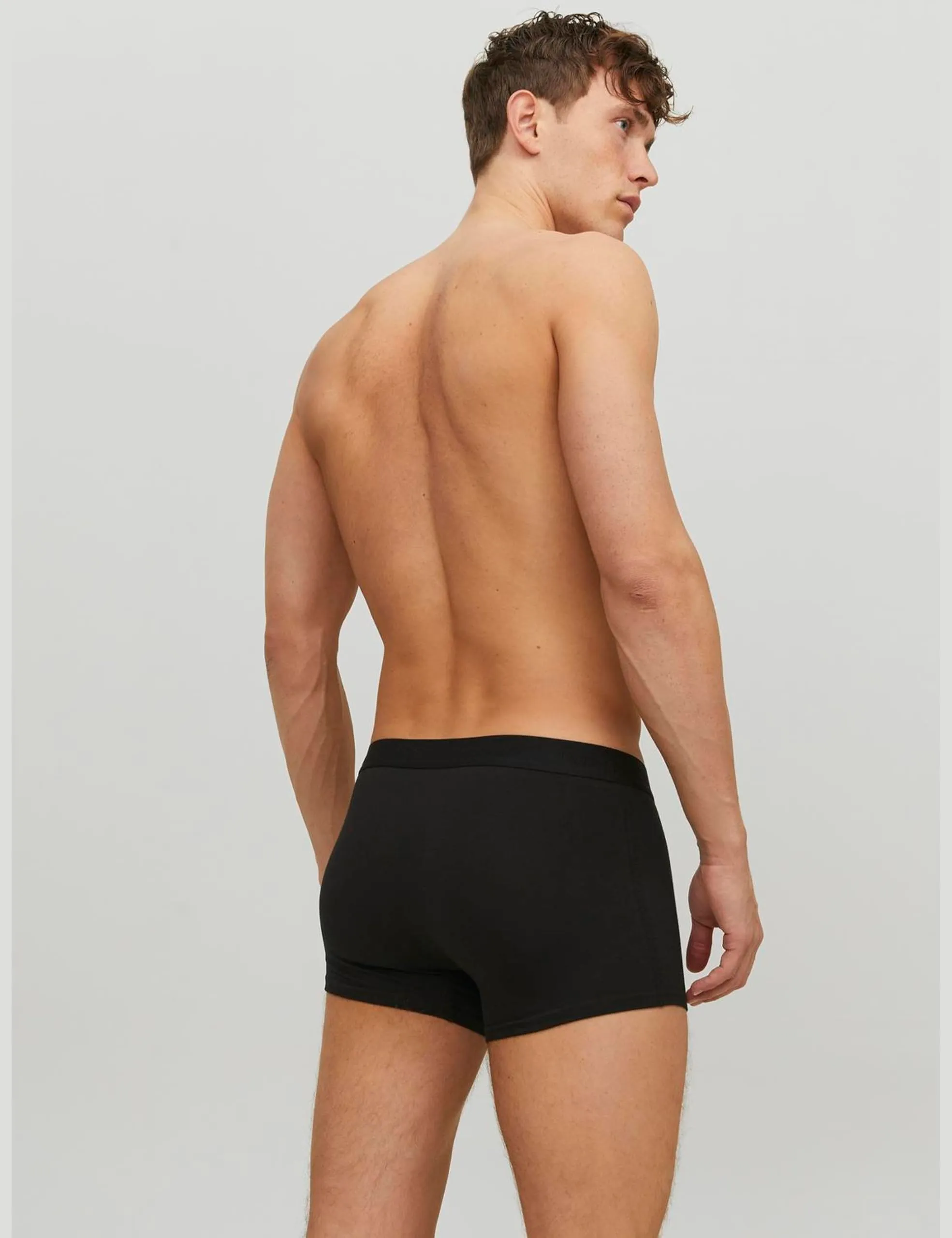 Jack & Jones S Jacjames Trunks 3 Pack Noos Boxer, Nero, L Uomo - immagine 5