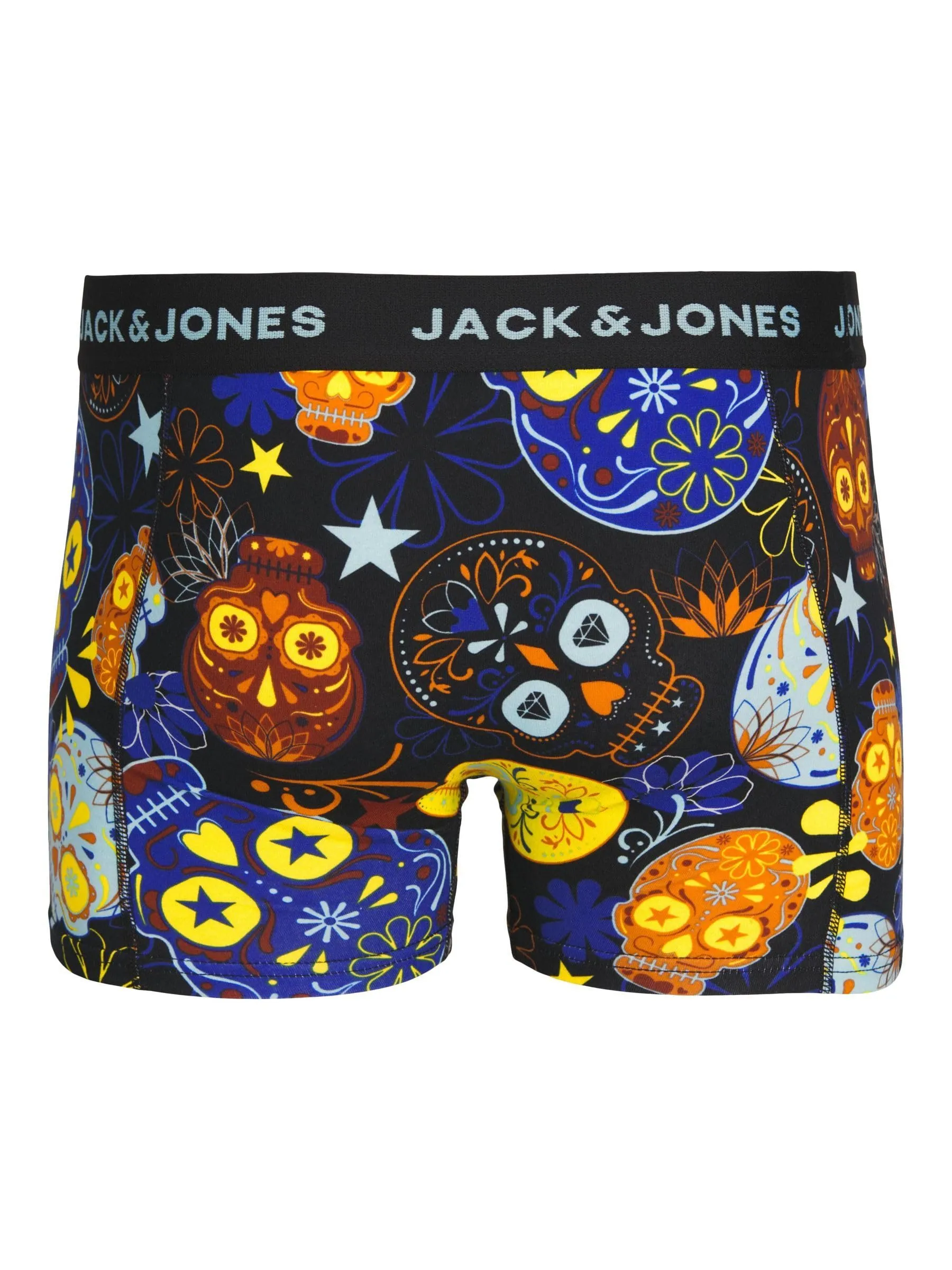 Jack & Jones Jacsugar Skull Trunks 3 Pack Boxer Nero - immagine 4
