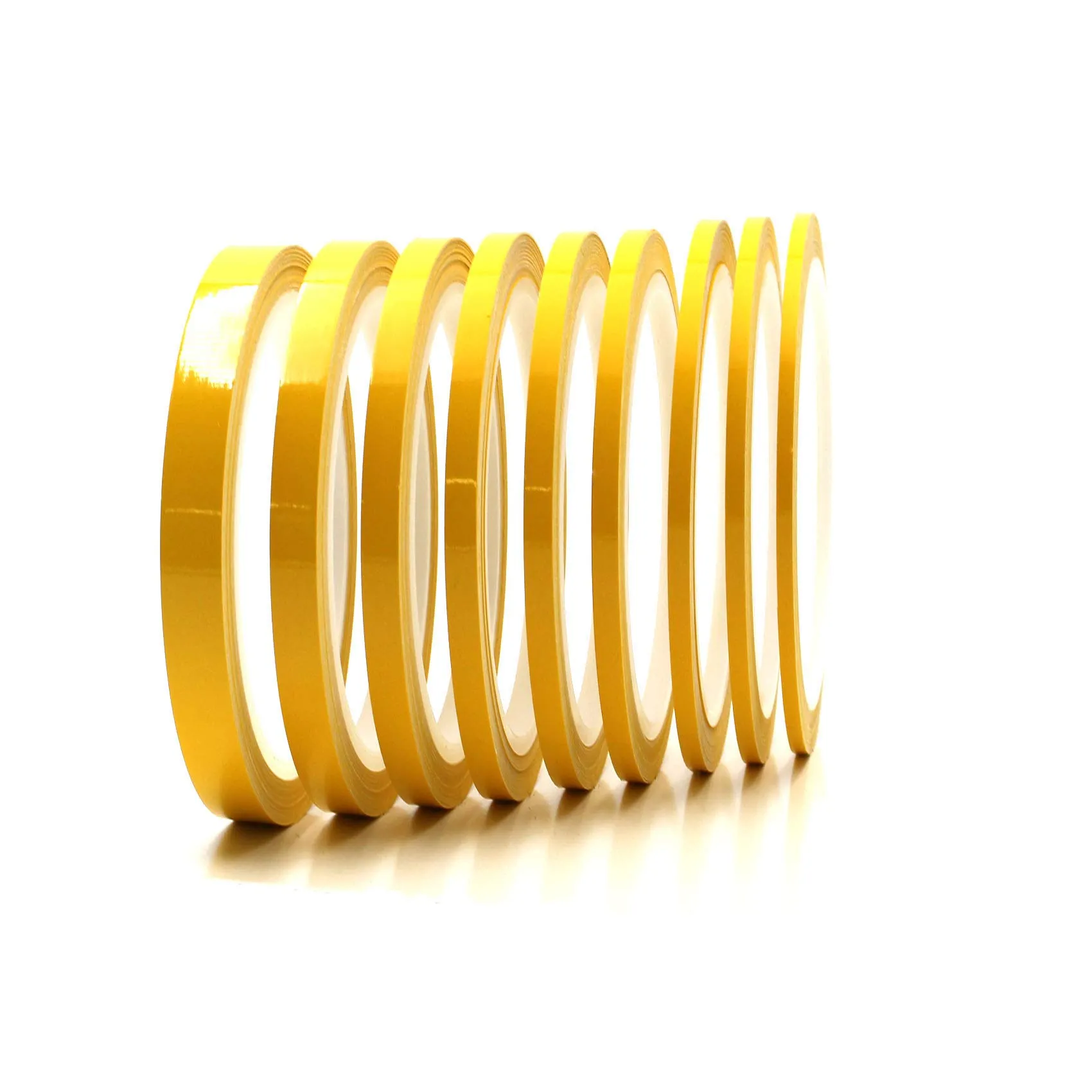 Finest Folia Strisce adhesive decorative per auto moto barca e modellismo, 10m x 30mm, Giallo - immagine 3