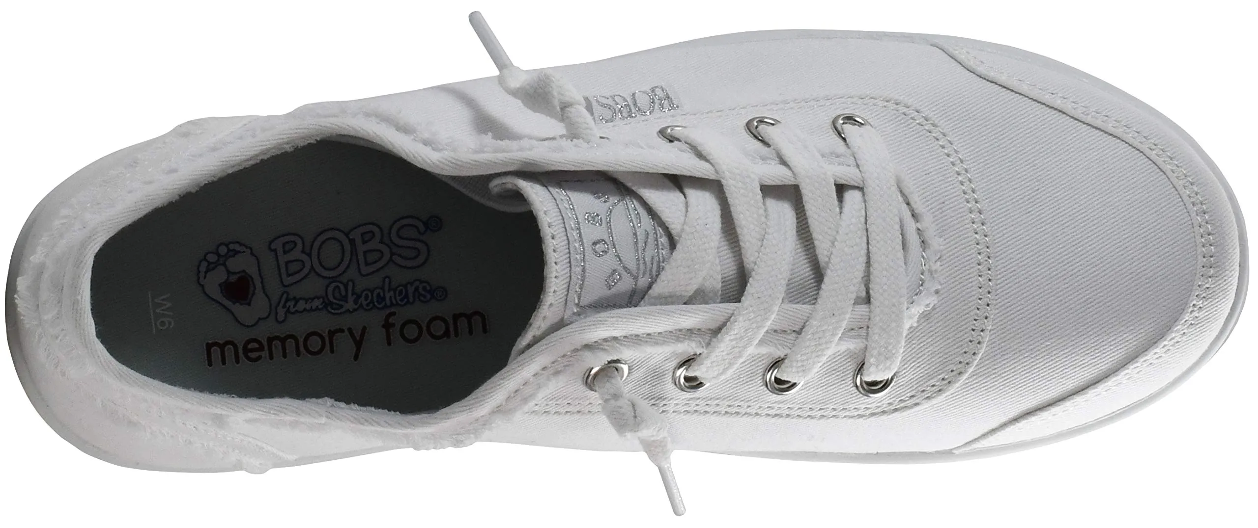 Skechers Bobs B Cute Scarpe da Ginnastica Donna Bianco 36.5 EU Larga - immagine 5