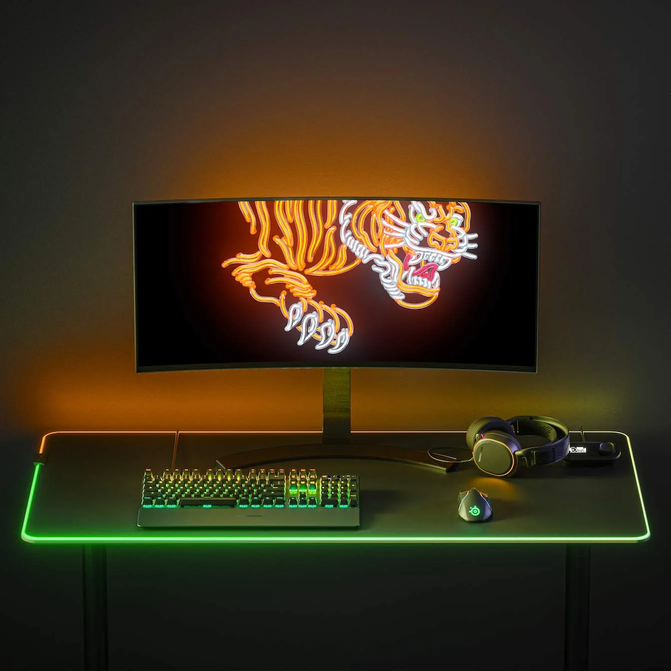 SteelSeries QcK Prism Cloth 3XL RGB Mouse Pad (1220mm x 590mm x 2mm) - immagine 5