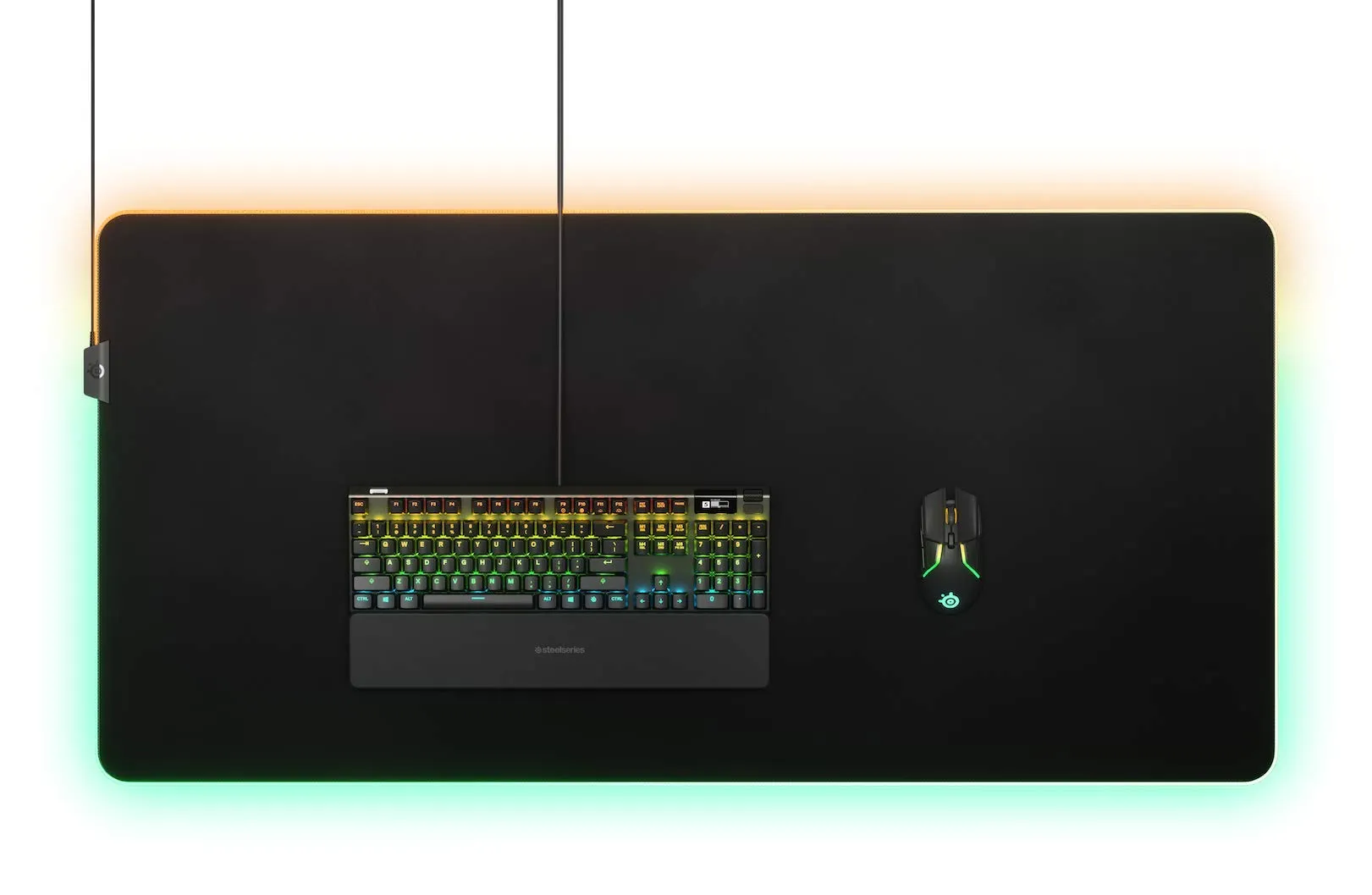 SteelSeries QcK Prism Cloth 3XL RGB Mouse Pad (1220mm x 590mm x 2mm) - immagine 6
