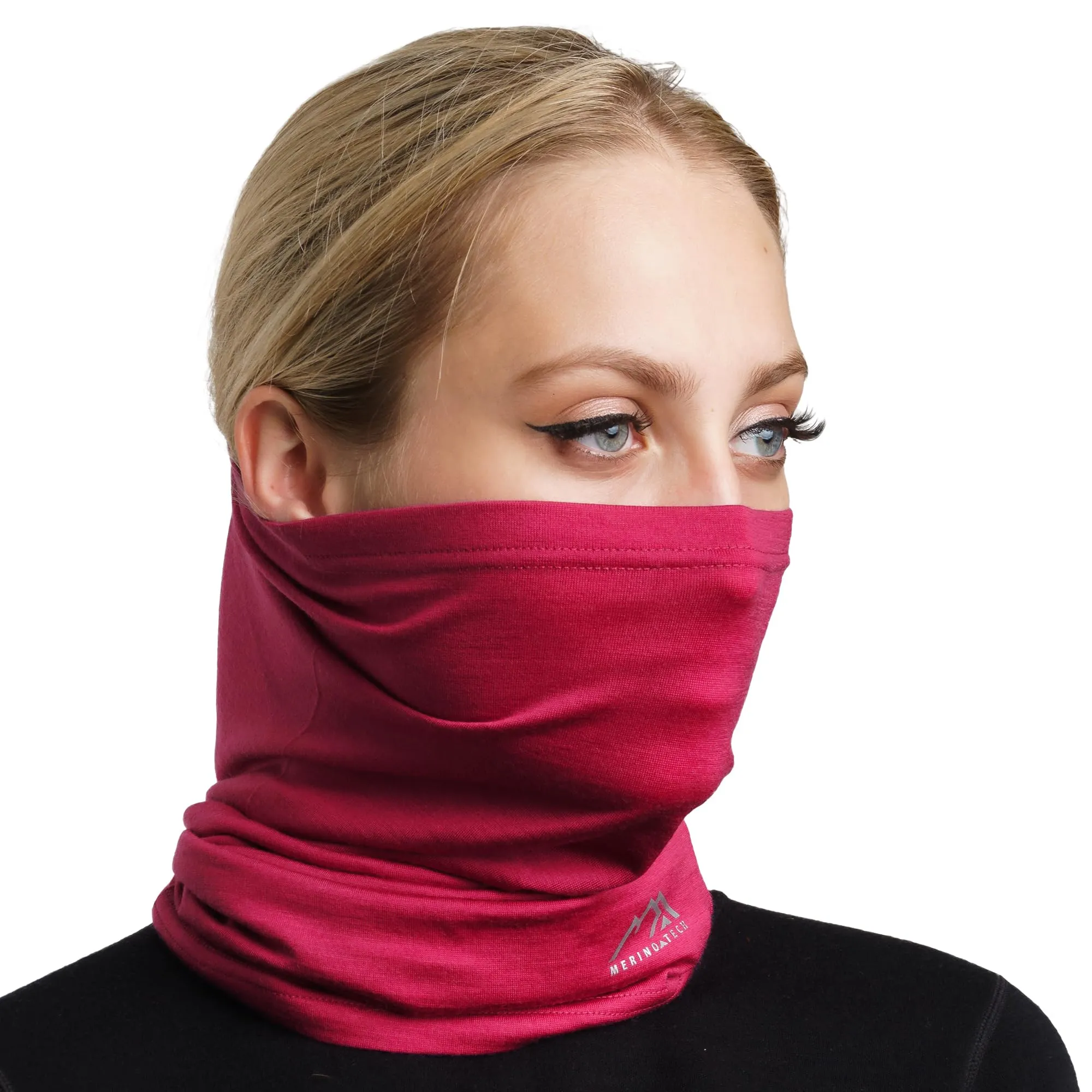 Merino.tech Scaldacollo Lana Merino - Lollipop Purple - immagine 1