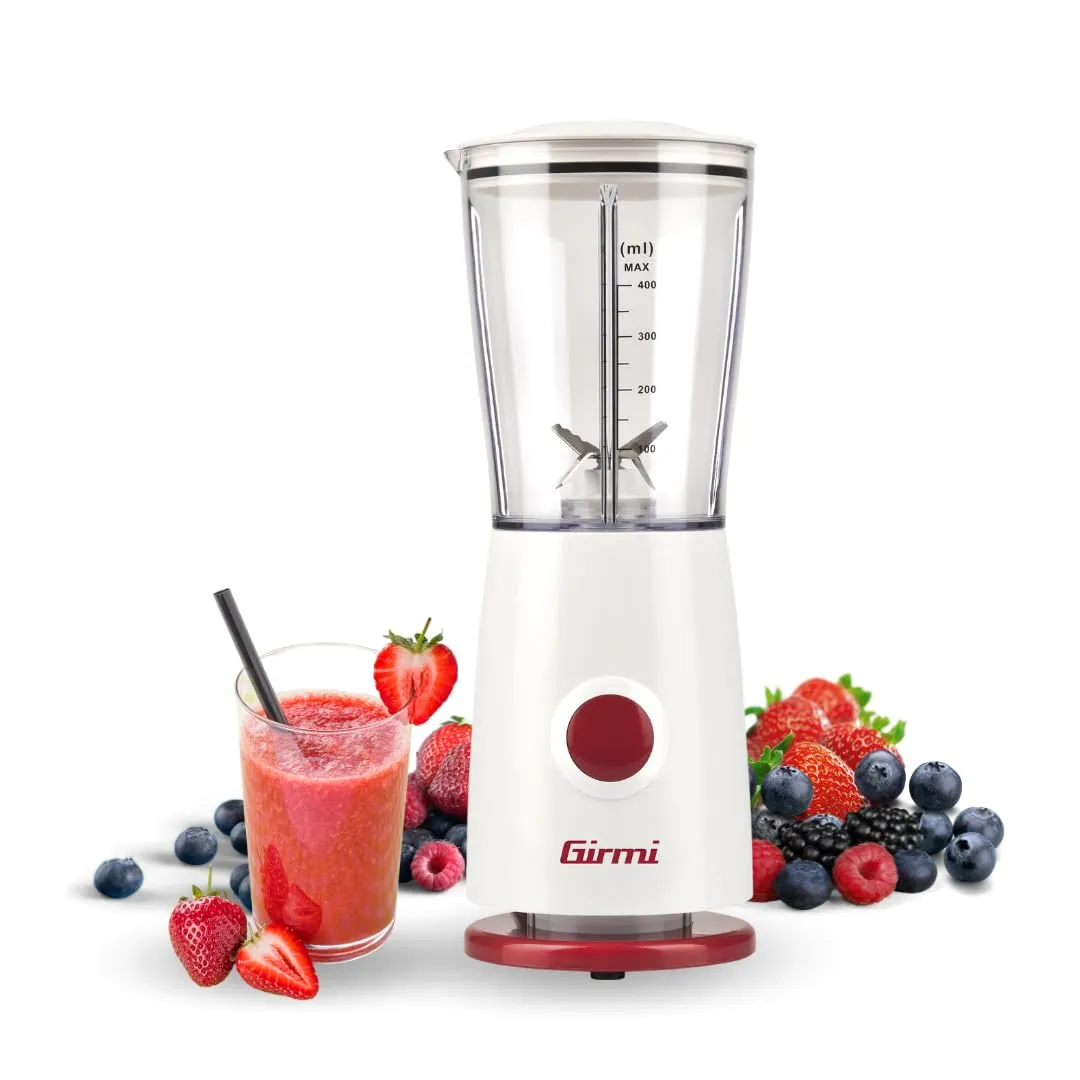 Girmi FR03 Frullatore Elettrico, 170W, 400 ml, Bianco - immagine 2