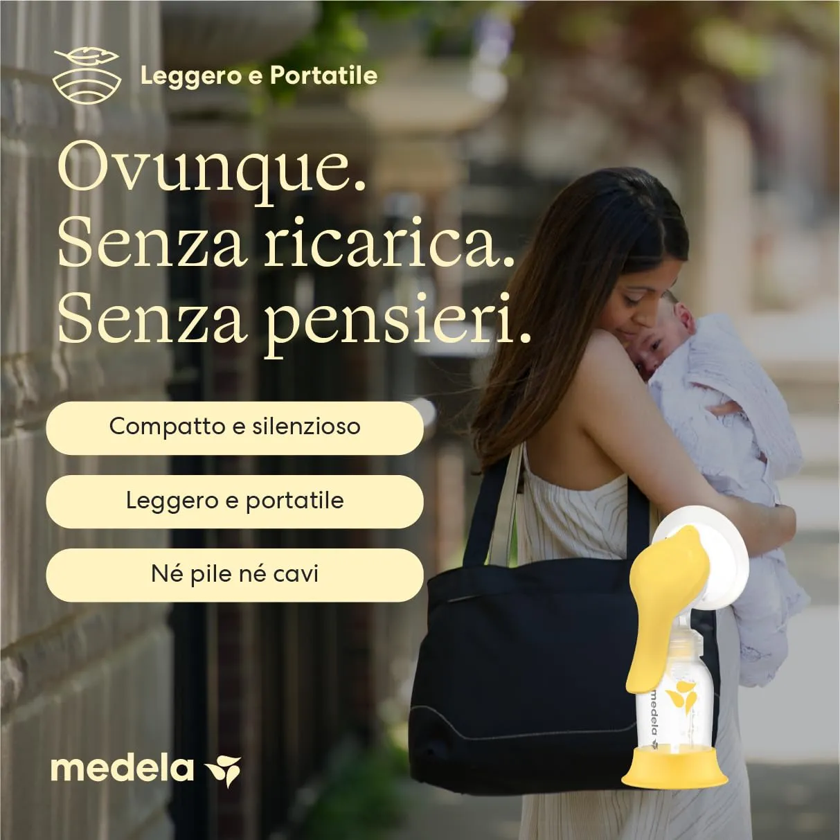 Medela Harmony Tiralatte Manuale Singolo con Coppe PersonalFit Flex e tecnologia 2-Phase Expression - immagine 6
