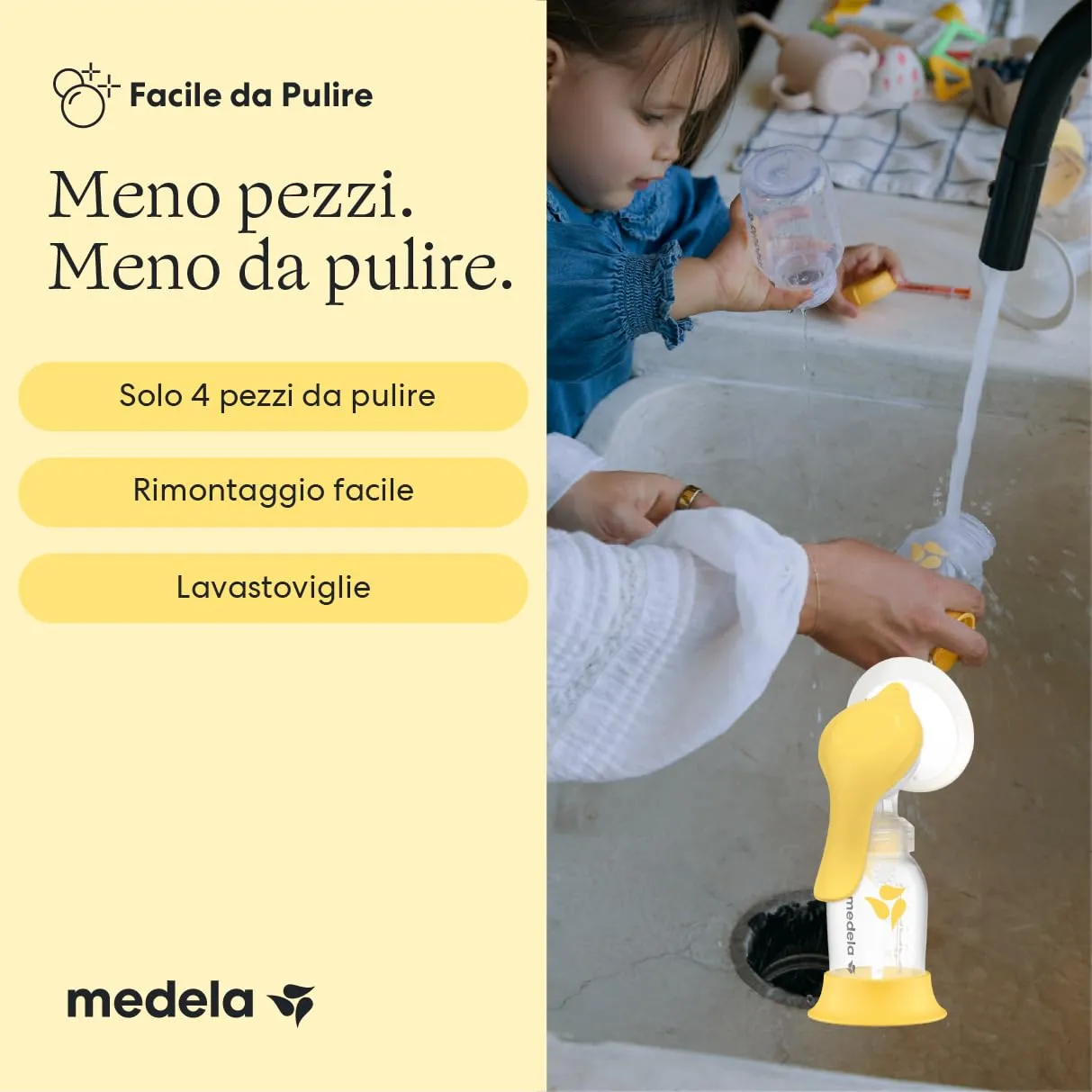 Medela Harmony Tiralatte Manuale Singolo con Coppe PersonalFit Flex e tecnologia 2-Phase Expression - immagine 7