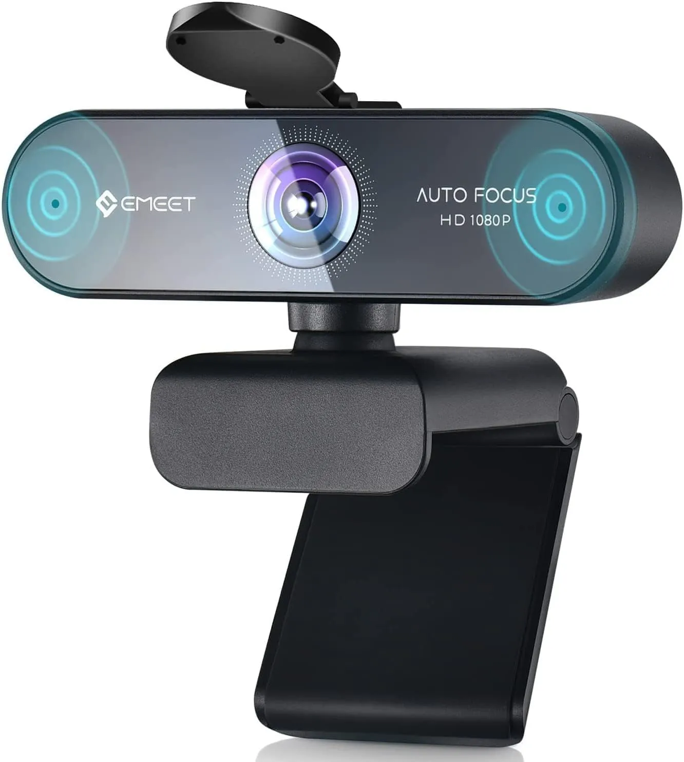 EMEET NOVA Webcam 1080P Full HD, Autofocus, 73° Wide Angle, Dual Microphones, Noise Reduction, Light Correction for PC, Linux, Mac OS - immagine 1