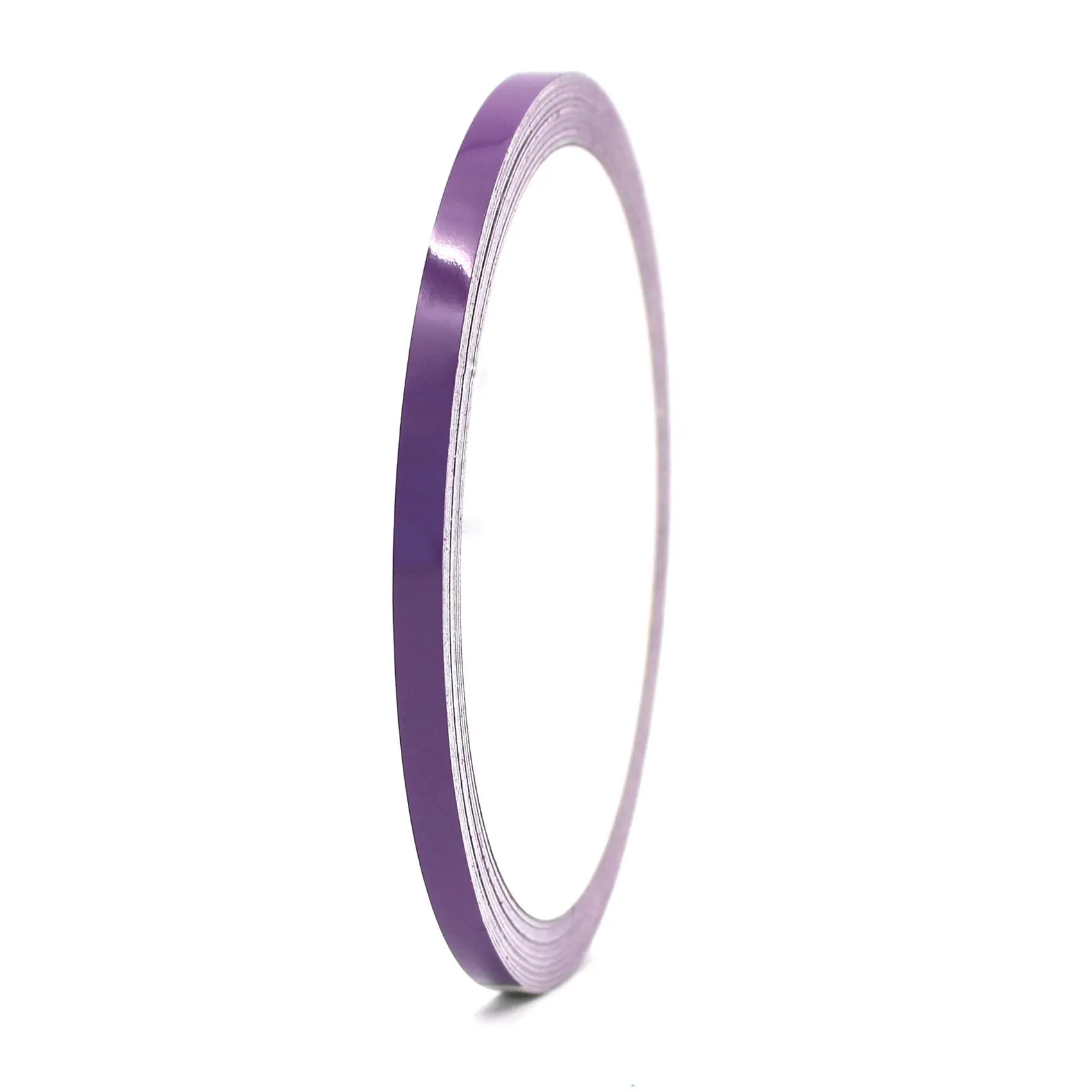 Finest Folia Strisce Adhesive Decorative 10m (4mm, Viola) - immagine 1