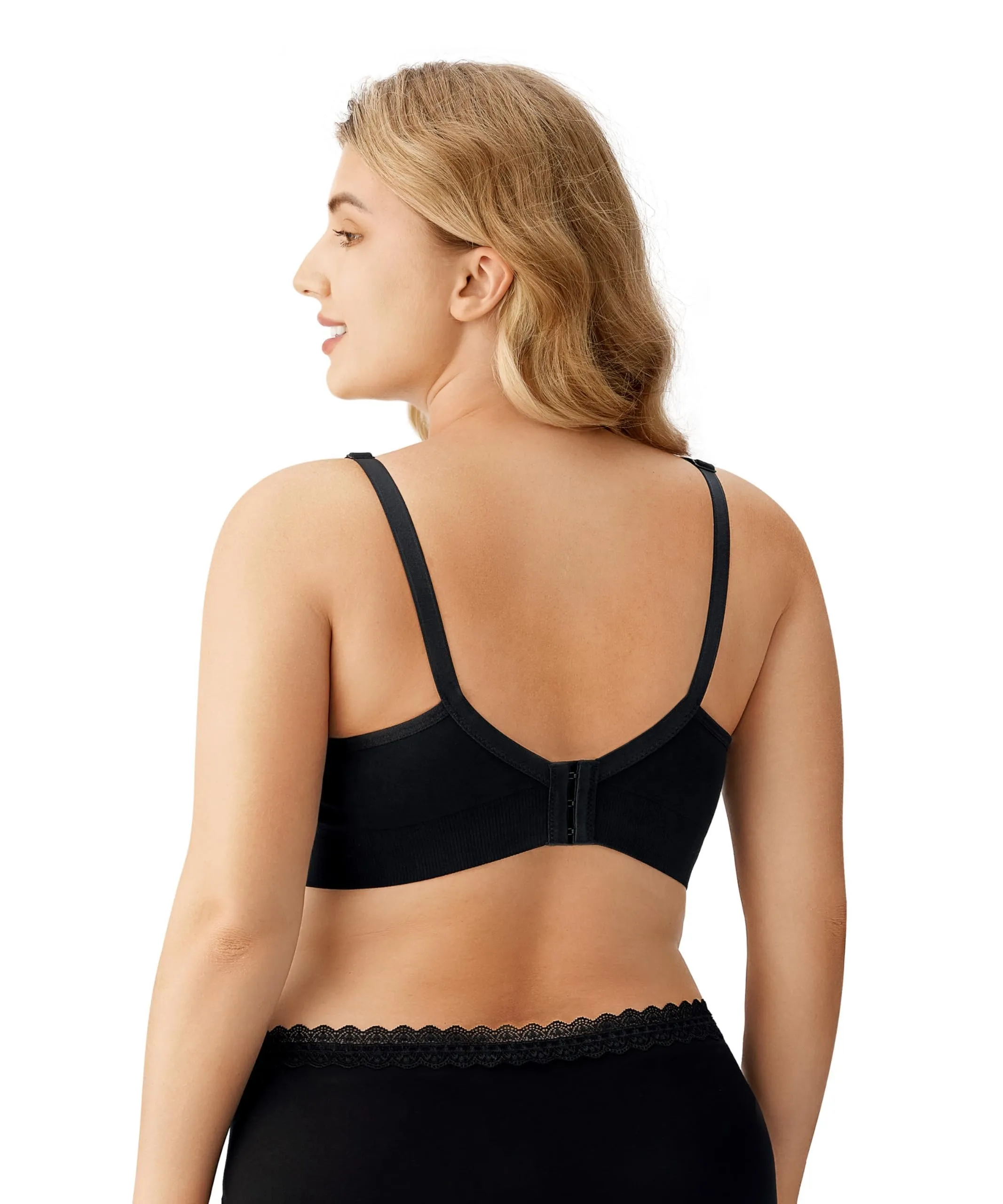 HBselect Reggiseno Allattamento con Estensione per Donna, Set da 3 Pezzi - immagine 3