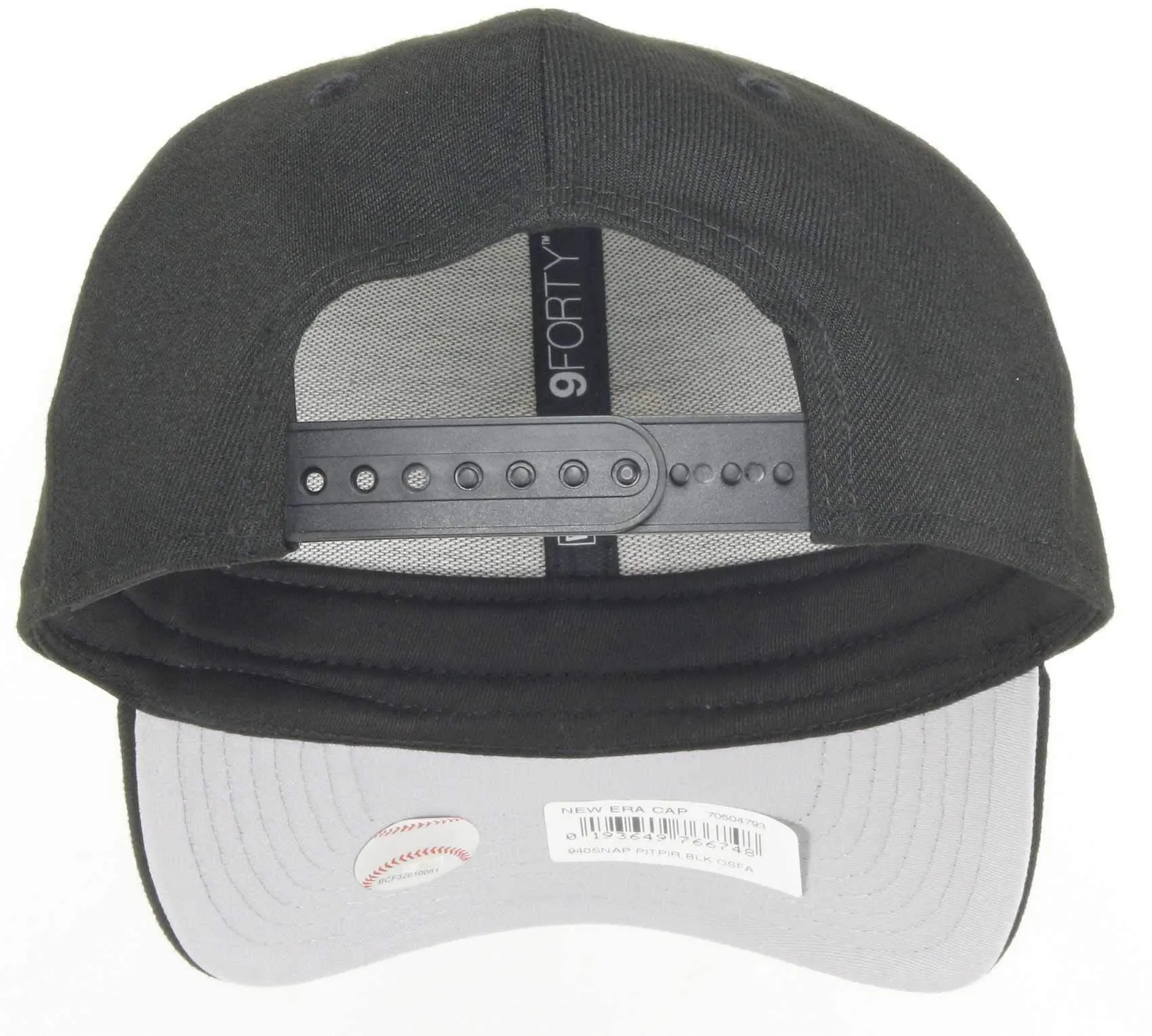New Era Pittsburgh Pirates 9Forty Adjustable Snapback Cap MLB Essential Black/Red - One Size - immagine 2