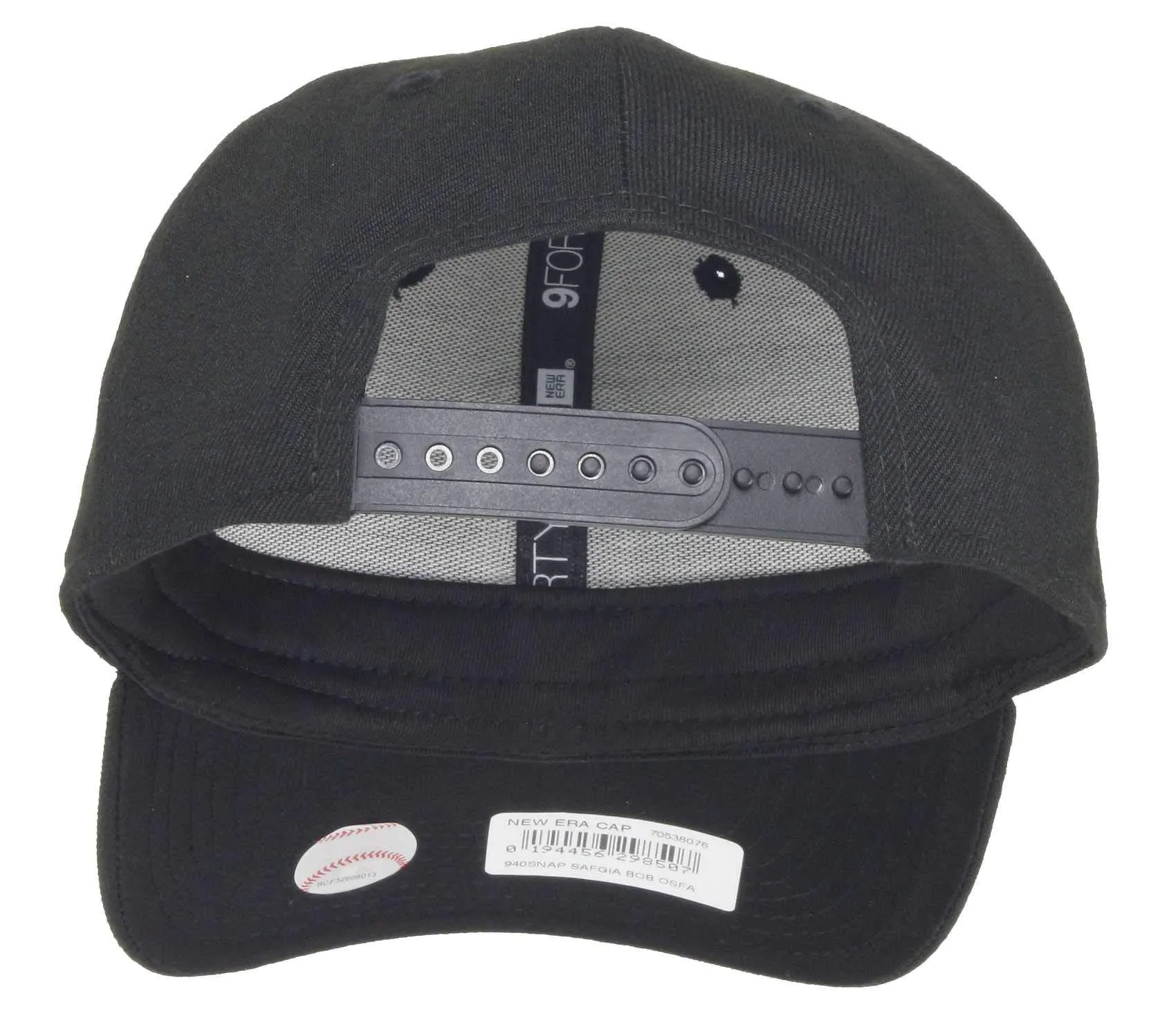 New Era San Francisco Giants 9FORTY Adjustable Snapback Cap MLB Essential - Black, One Size - immagine 2