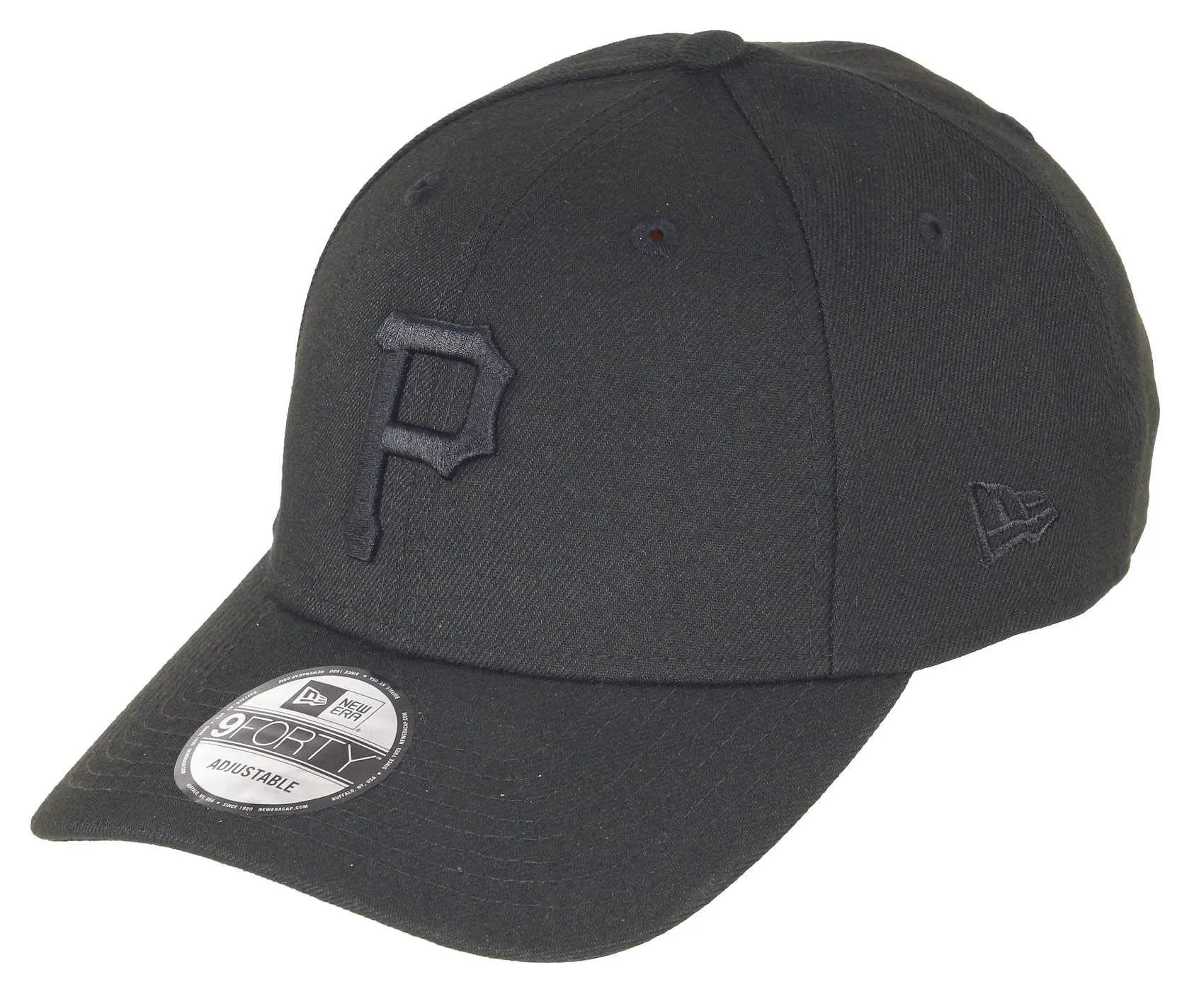 New Era Pittsburgh Pirates 9Forty Adjustable Snapback Cap MLB Essential Bob Black - One Size - immagine 1