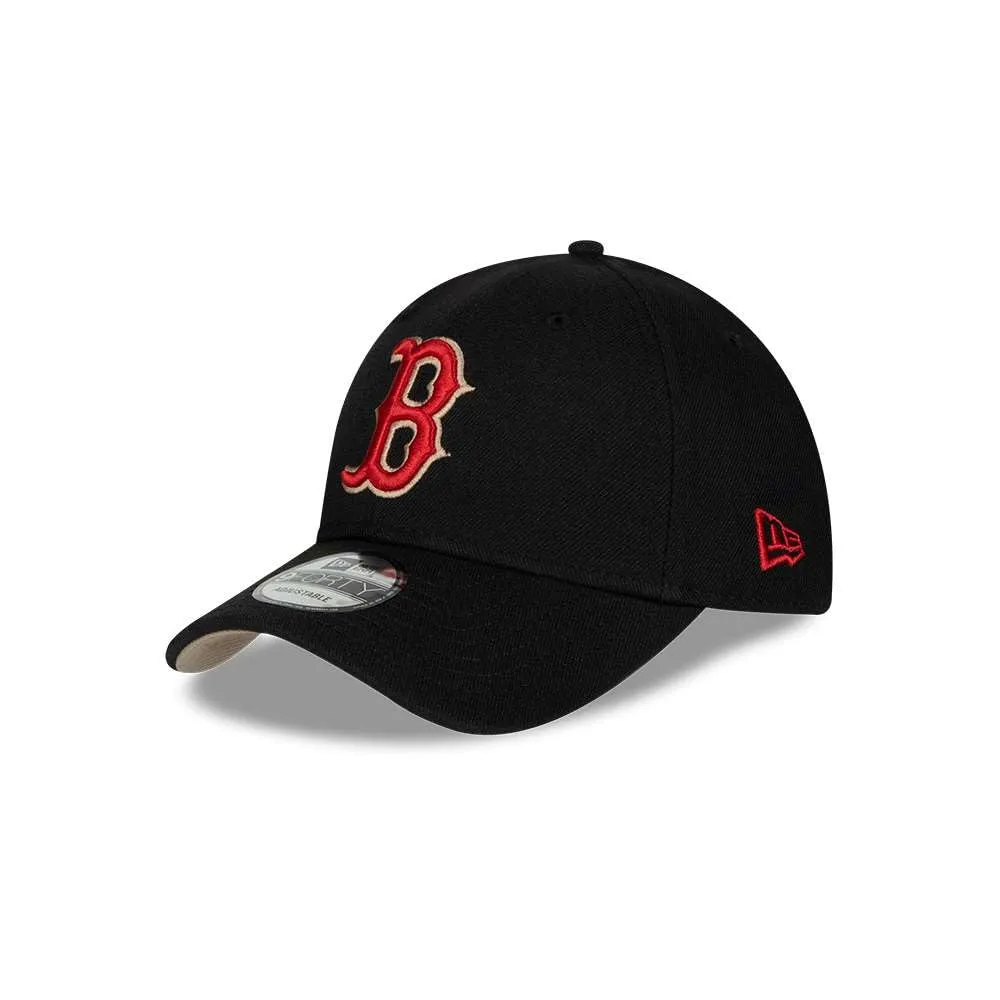 New Era Boston Red Sox 9forty Adjustable Snapback Cap MLB Essential Black/Beige - immagine 6