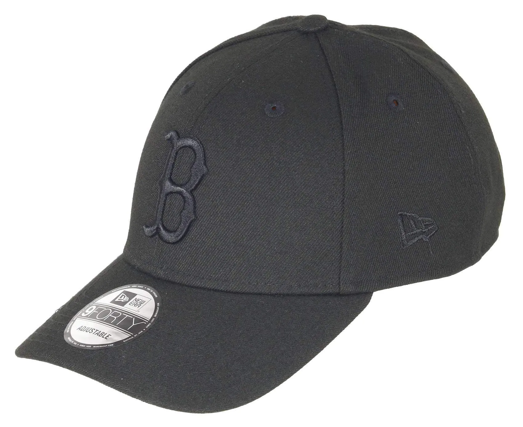 New Era Boston Red Sox 9Forty Adjustable Snapback Cap MLB Essential, Black - One Size - immagine 1