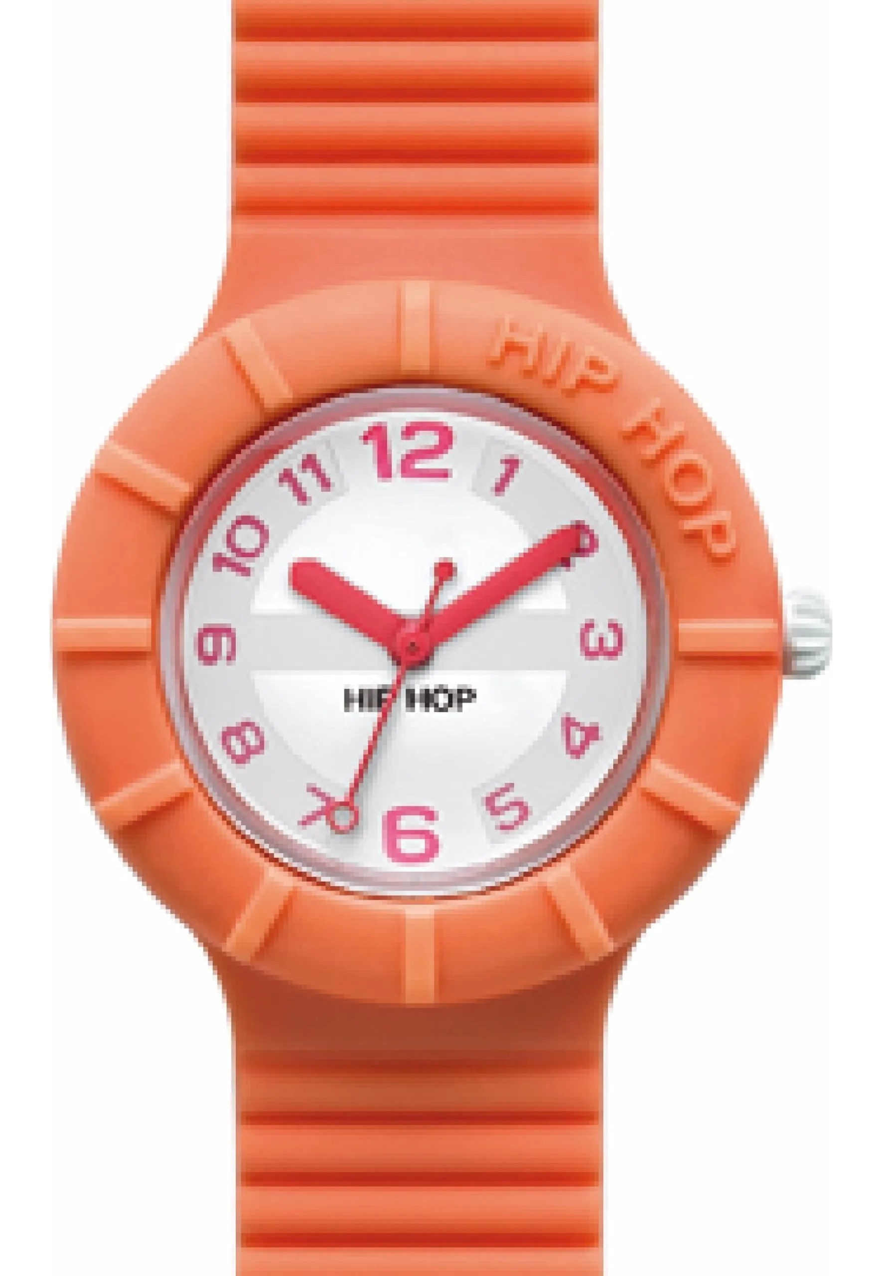 HIP HOP Numbers Collection Orologio Donna Mango, Cinturino in Silicone Intercambiabile, Cassa 32 mm, Arancione - immagine 2
