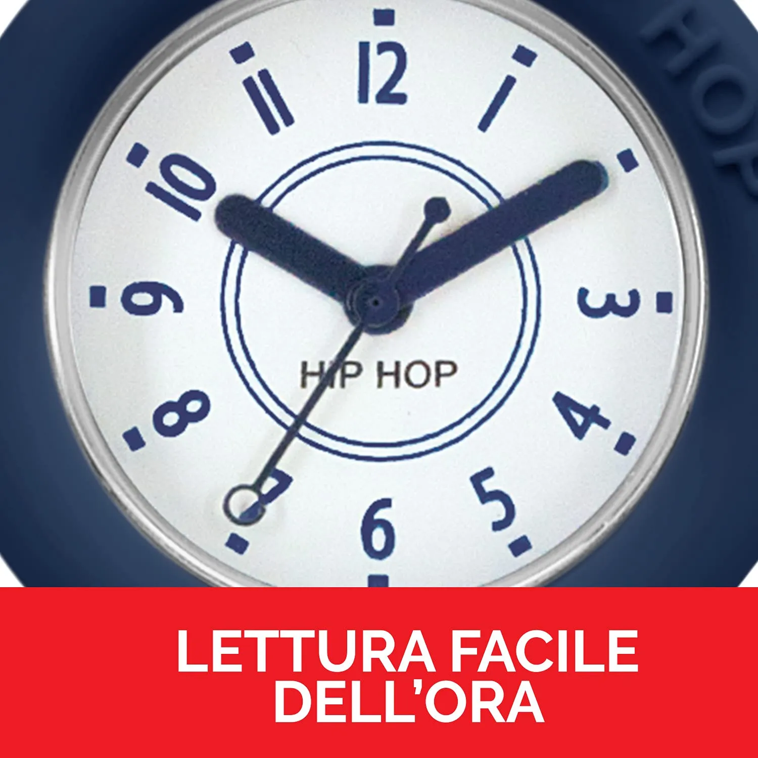 HIP HOP Numbers Collection Orologio Donna Deep Ocean, Cassa 32 mm, Movimento al Quarzo, Blu - immagine 4