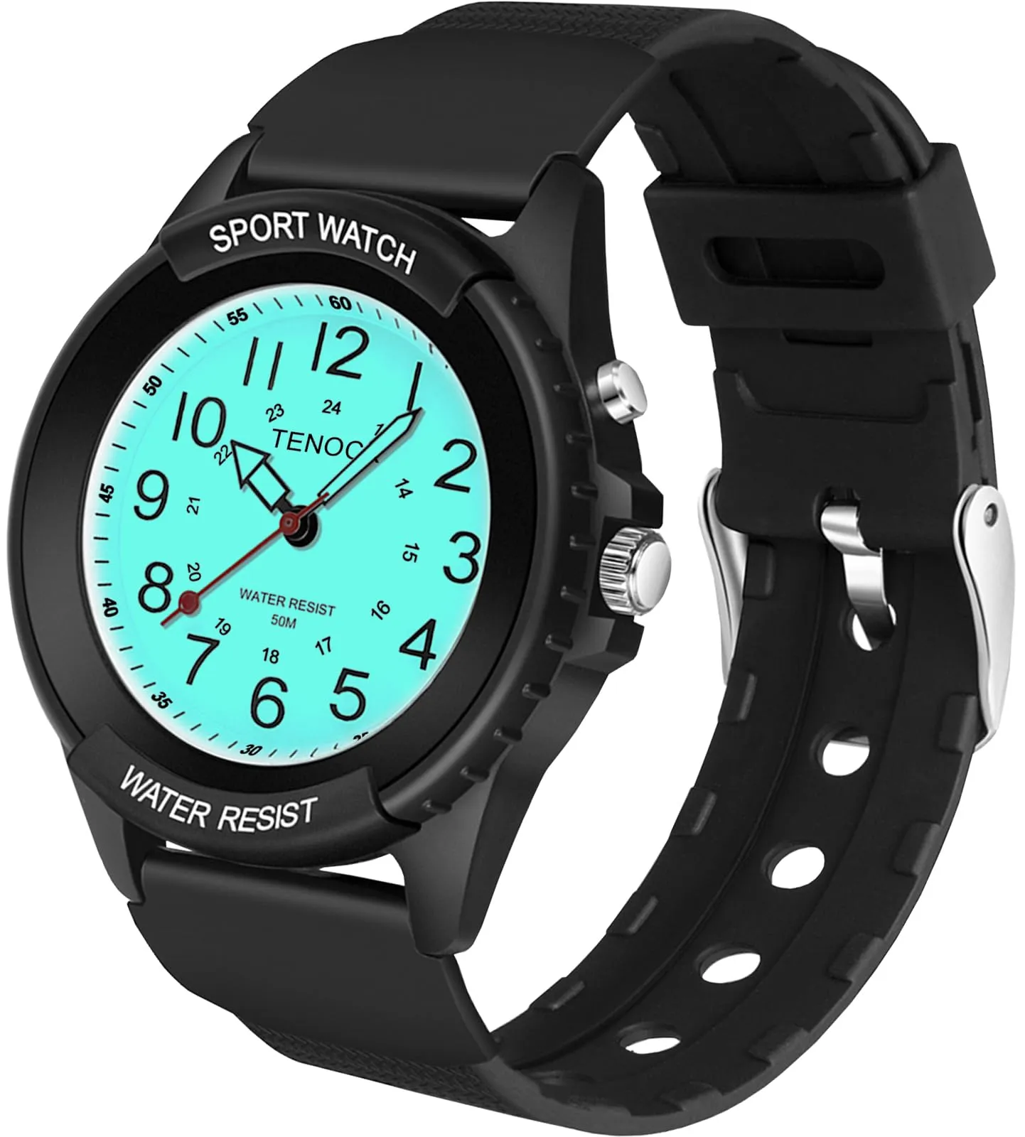 TENOCK Orologio da Polso Sportivo da Donna Analogico al Quarzo, Impermeabile 50M con Luce Notturna - immagine 1