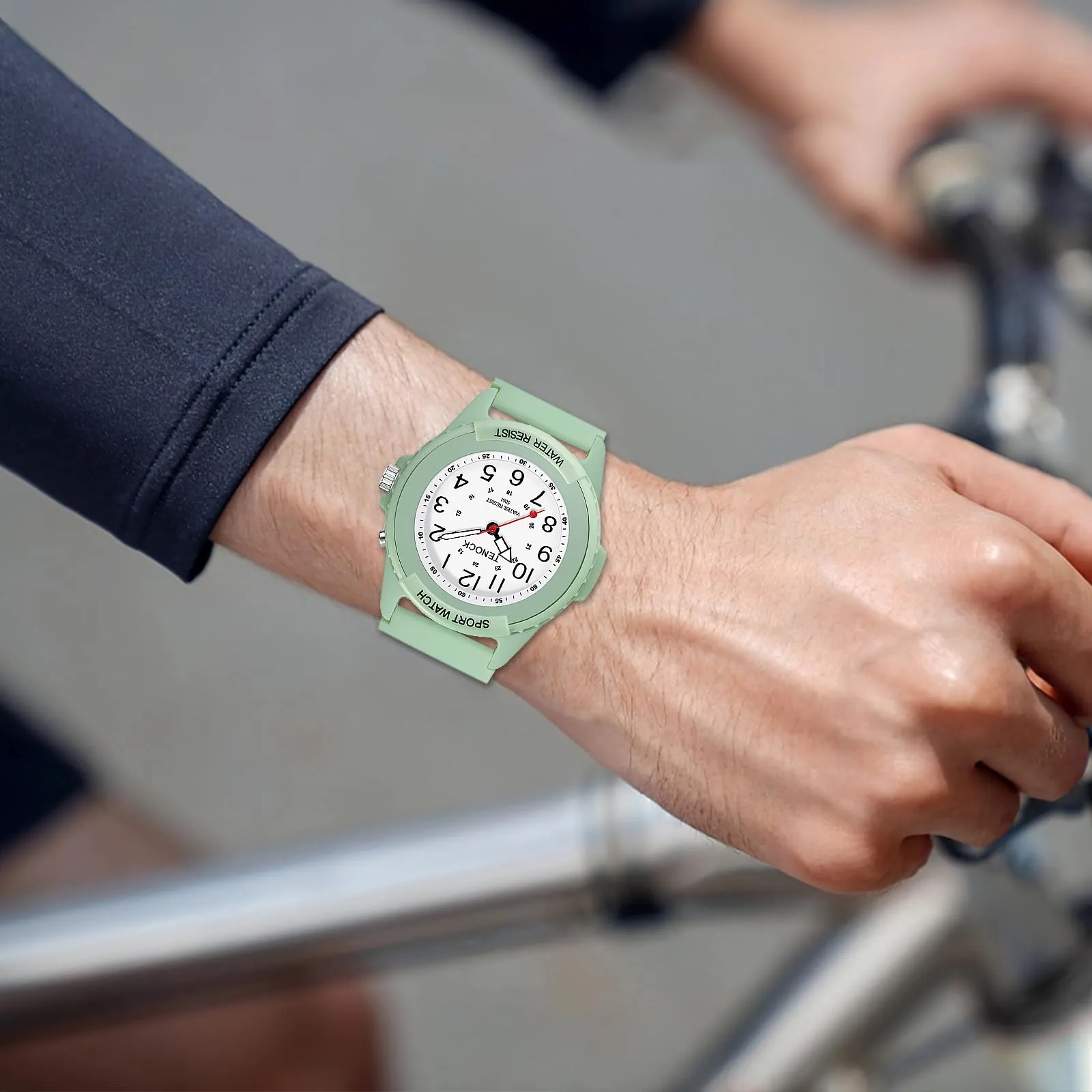 TENOCK Orologio da Polso Sportivo Donna Analogico al Quarzo 50M Impermeabile con Luce Notturna - immagine 4