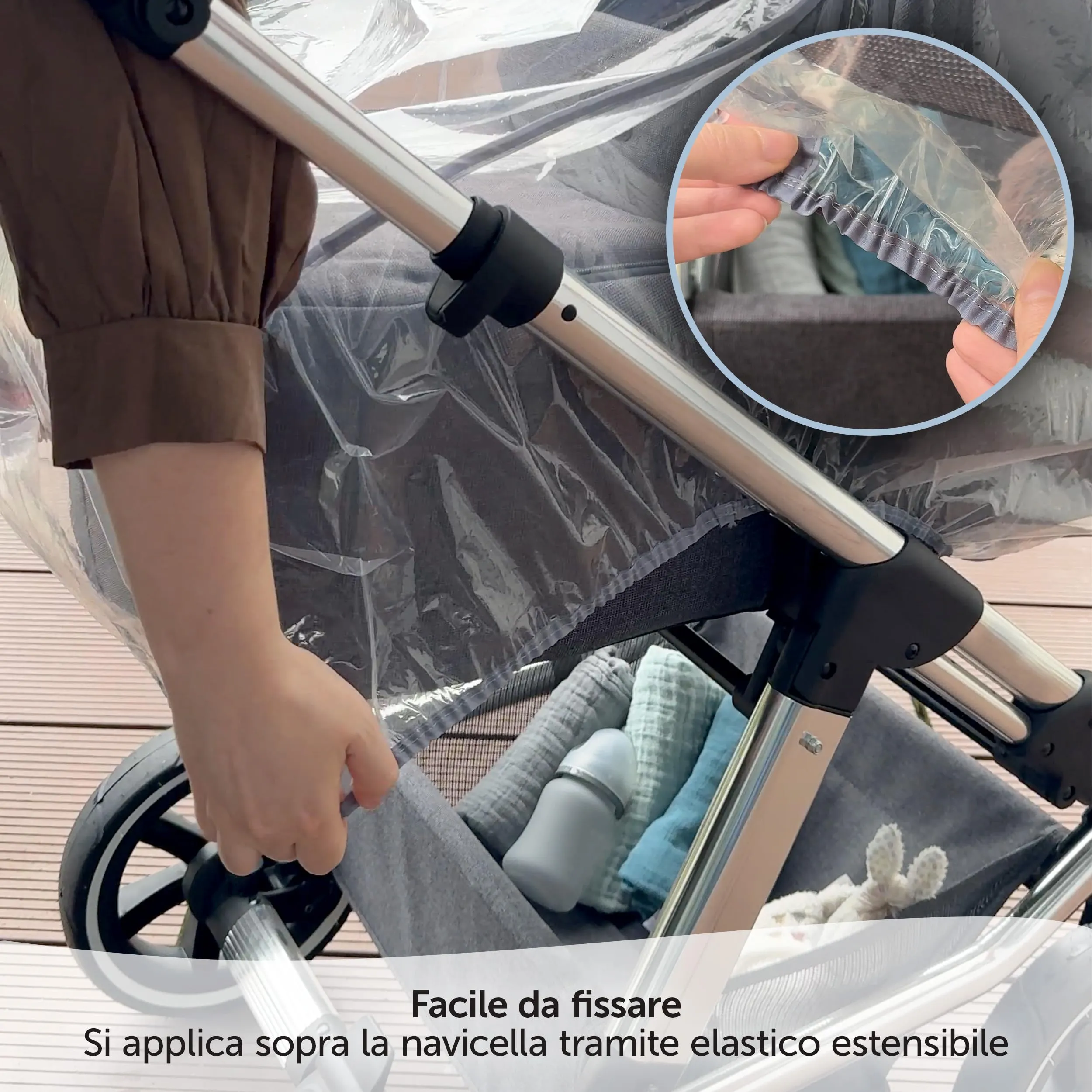 Zamboo Parapioggia Passeggino Carrozzina Universale - immagine 3