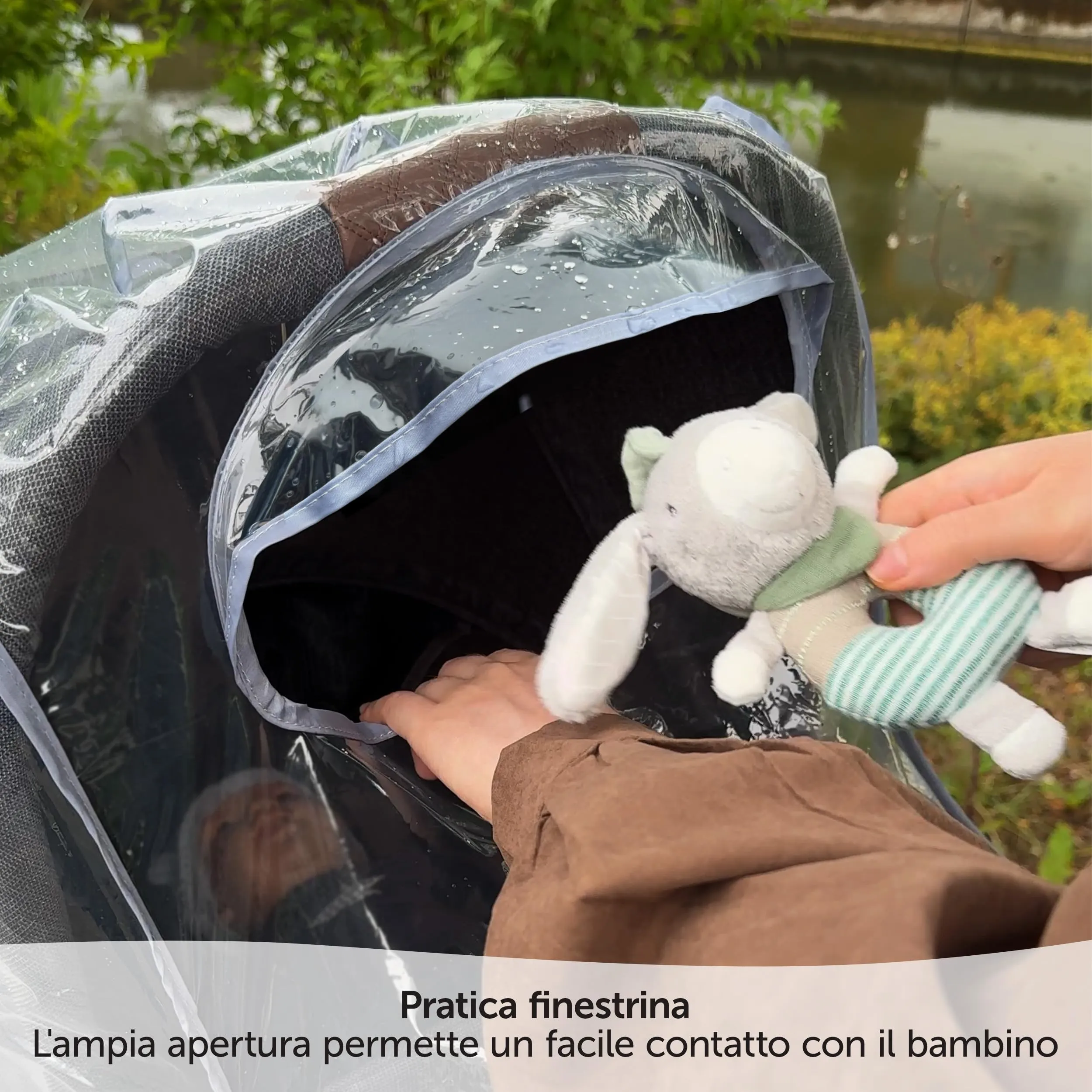 Zamboo Parapioggia Passeggino Carrozzina Universale - immagine 5