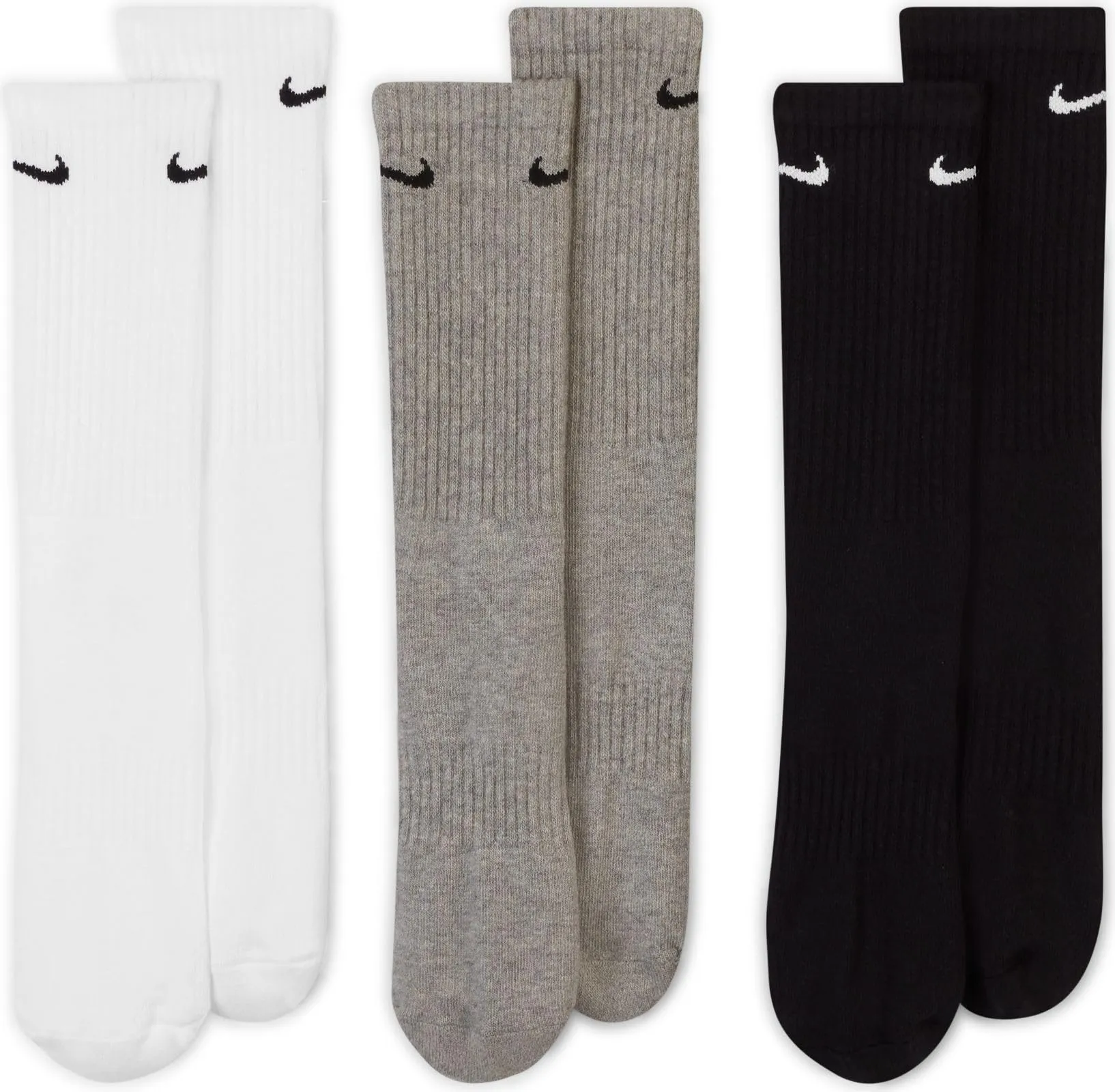 Nike Everyday Cushioned Crew Socks, Men's, Multicolore, M - immagine 2