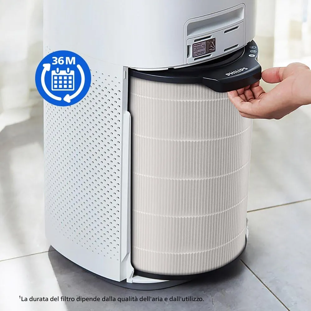 Philips Filtro HEPA NanoProtect Ricambio Purificatore d'Aria Serie 3000i FY3430/30 - immagine 3