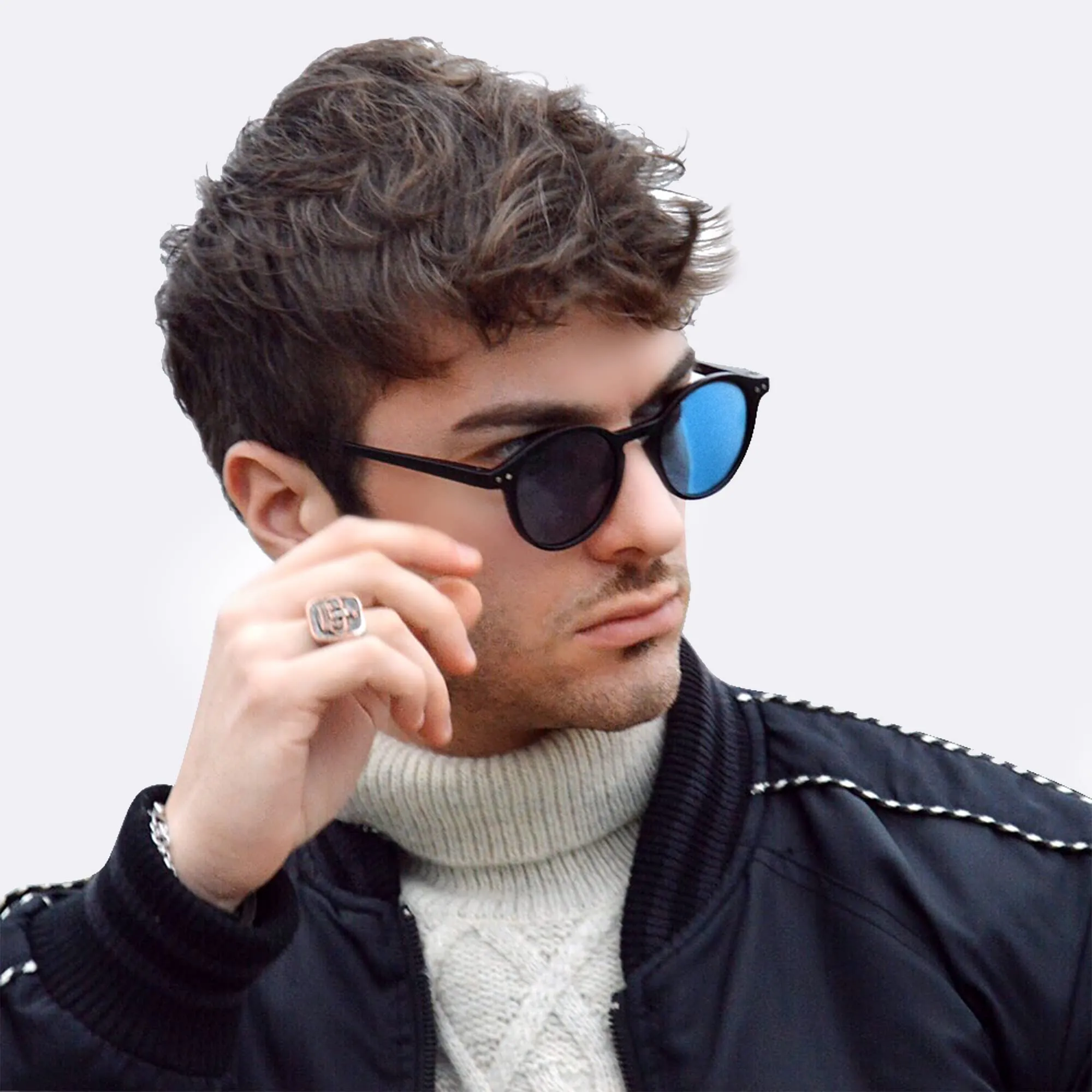 ZENOTTIC Occhiali da Sole Polarizzati Retrò Classici Rotondi Vintage UV400 per Uomo e Donna - immagine 2