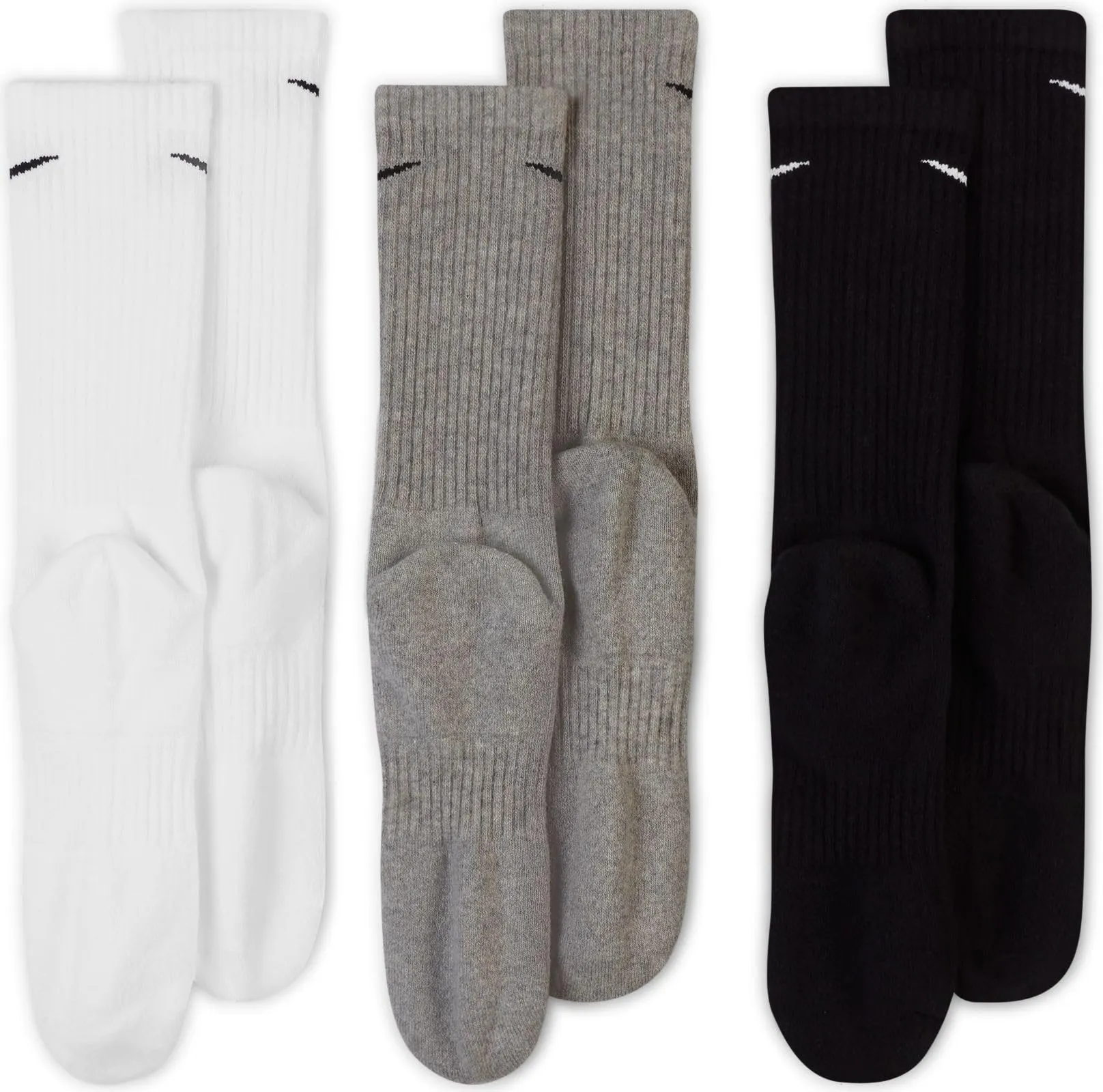 Nike Everyday Cush Crew Socks, Men's, Multicolor, XL - immagine 3