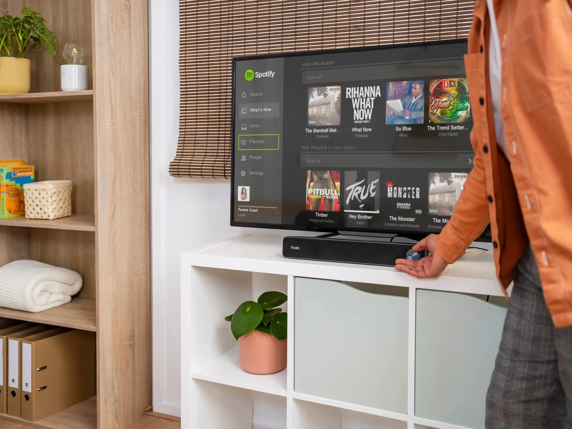 Trust Arys Soundbar PC, 12W, USB Power, 3.5 mm Jack, Black - immagine 6