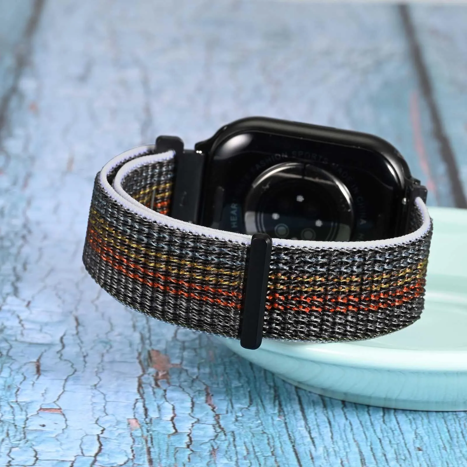 WOCCI Sportivo Cinturino in Nylon 20mm a Sgancio Rapido (Mezzanotte) - immagine 7