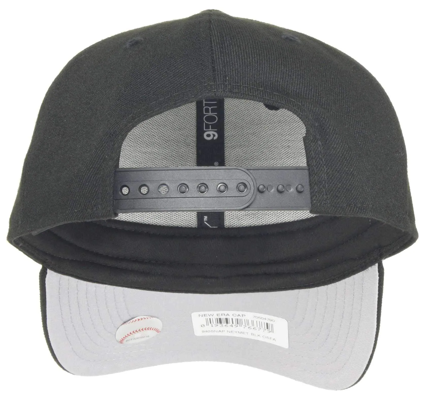 New Era York Mets 9FORTY Adjustable Snapback Cap MLB Essential Black/Red - One Size - immagine 2