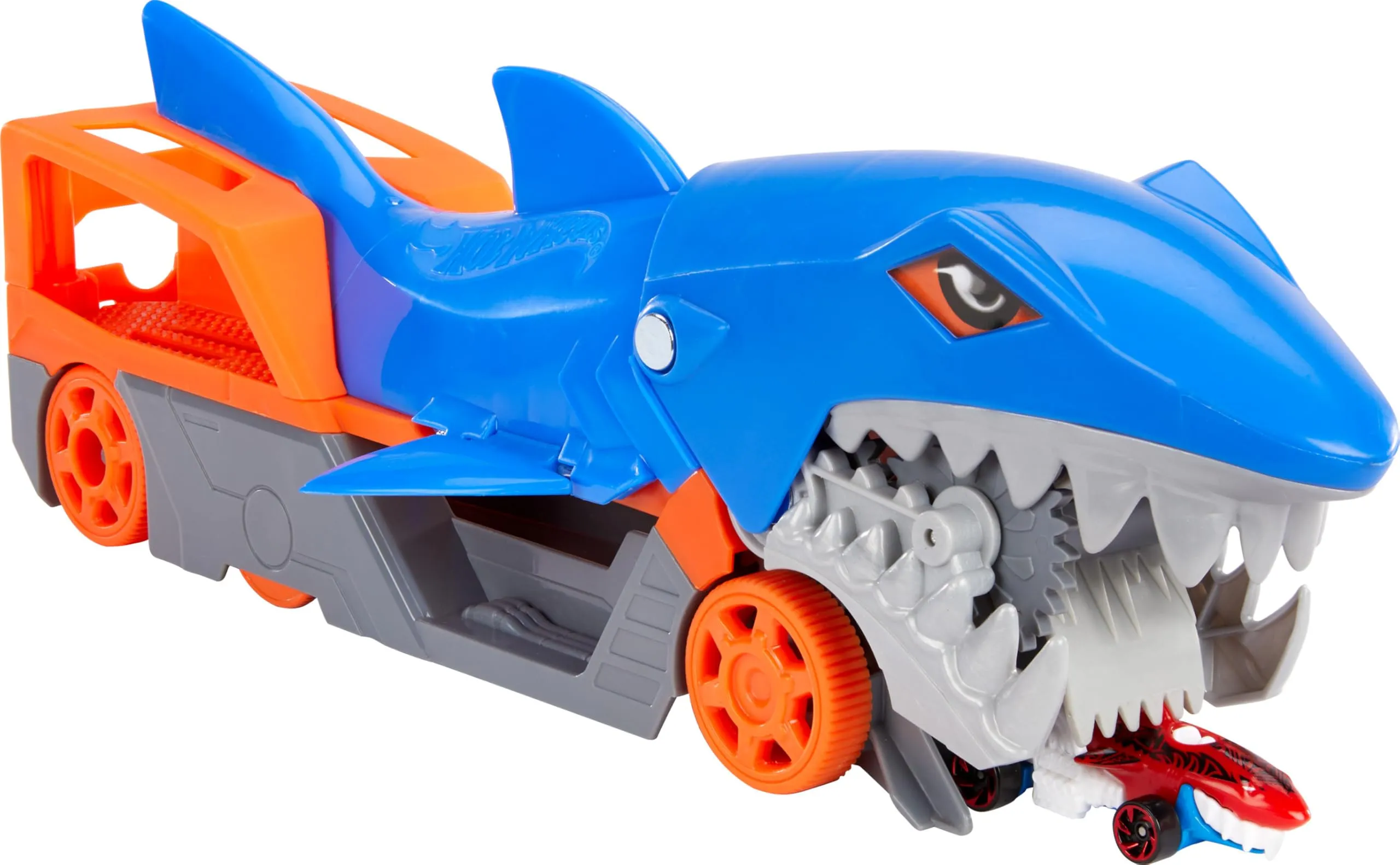 Hot Wheels Trasportatore Squalo Divoratore con veicolo 1:64 incluso - immagine 6